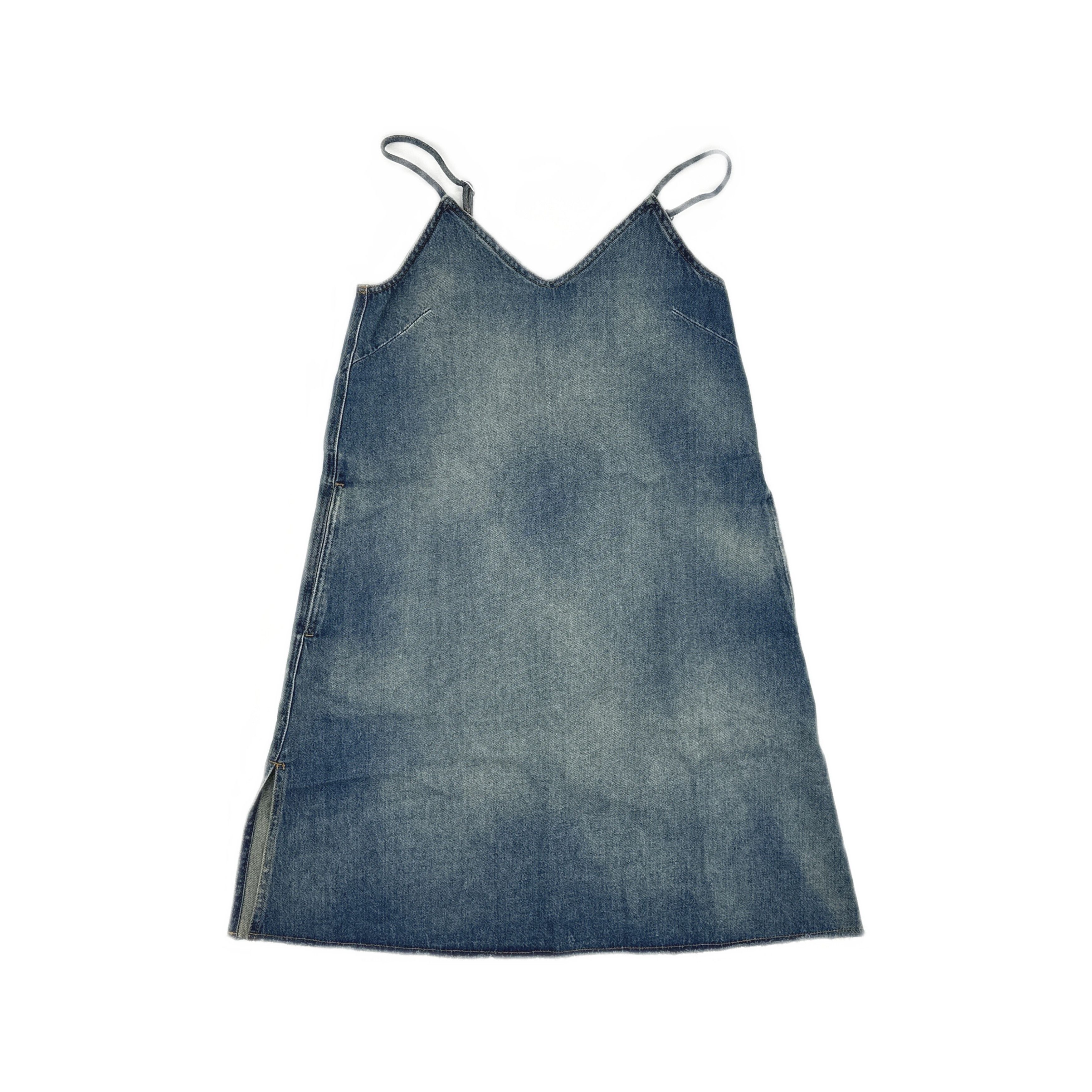 MM6 MM6 Maison Margiela Denim Pinafore Dress Size 38 Size XS / US 0-2 / IT 36-38 - 1 Thumbnail