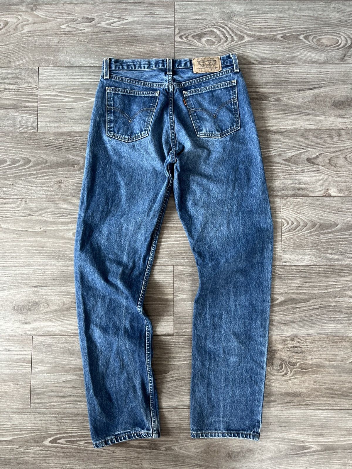 Levi's Vintage Levis Orange Tab Made in USA 90s Blue Denim Jeans Size US 32 / EU 48 - 1 Thumbnail