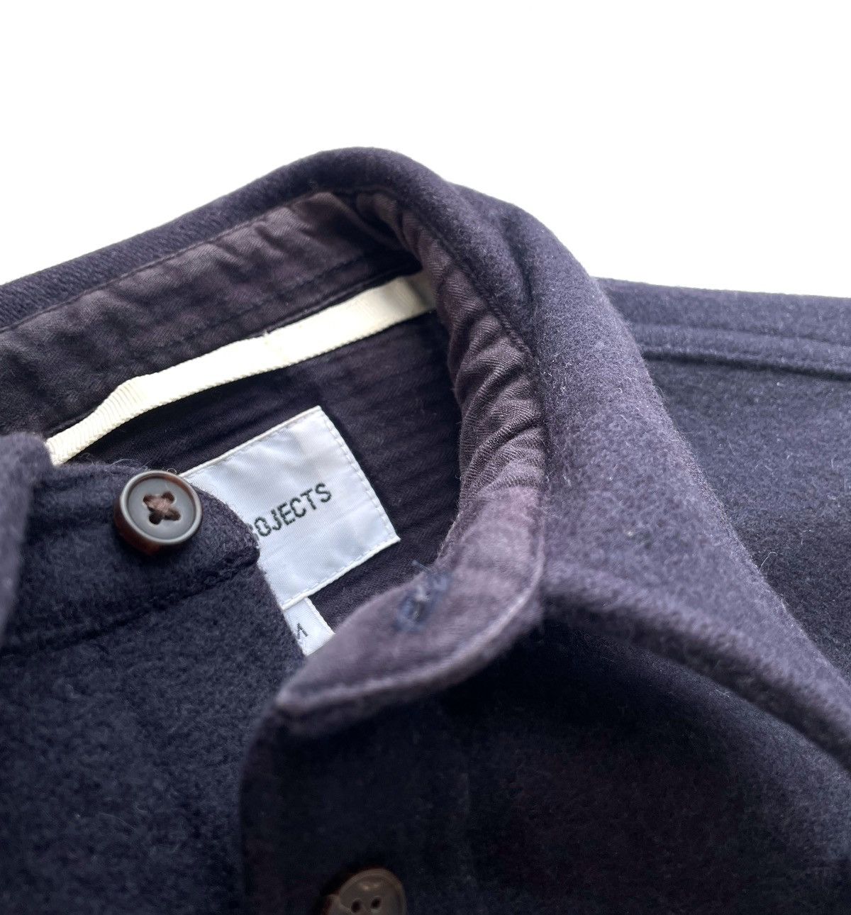 Norse Projects Norse Projects Wool Blue Overshirt Size M Basic Casual Shirt Size US M / EU 48-50 / 2 - 8 Thumbnail