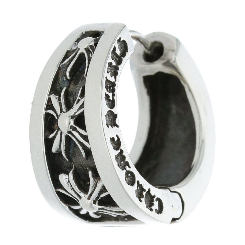 Chrome Hearts NARROW V-CHX BAND ピアス クロムハーツナローVバンドCHXイヤリング（ピアス）|クロム