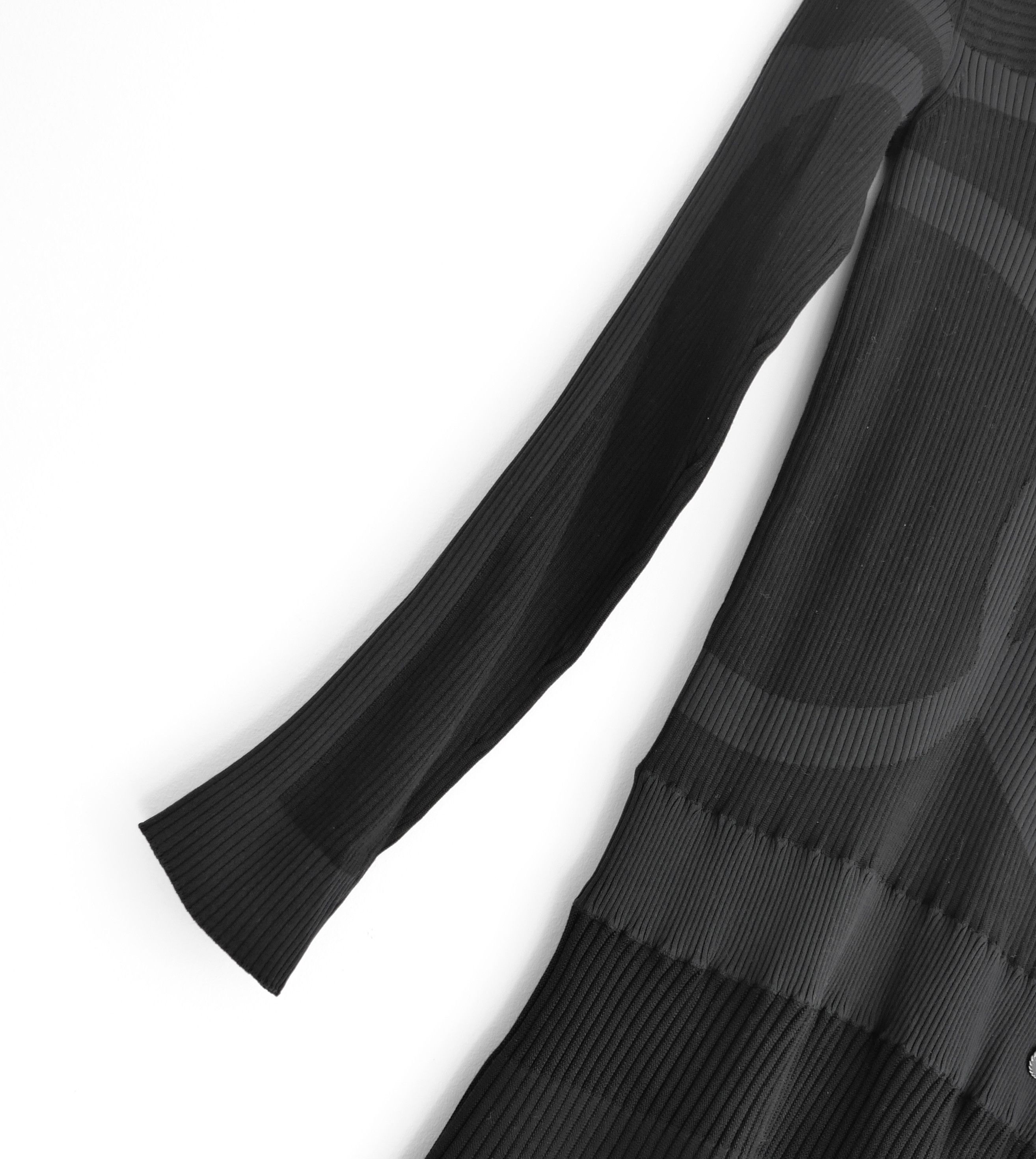 Chanel Chanel Fall 2019 19B CC Logo Ribbed Knit Dress Size S / US 4 / IT 40 - 5 Thumbnail