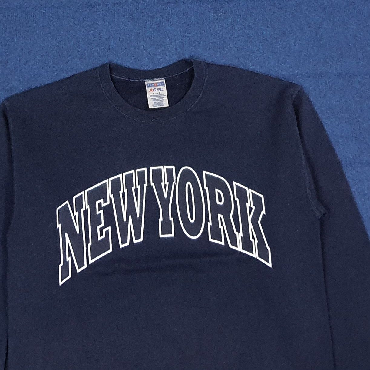 Jerzees Vintage Jerzees New York Sweatshirt C270N5 Size US S / EU 44-46 / 1 - 2 Thumbnail
