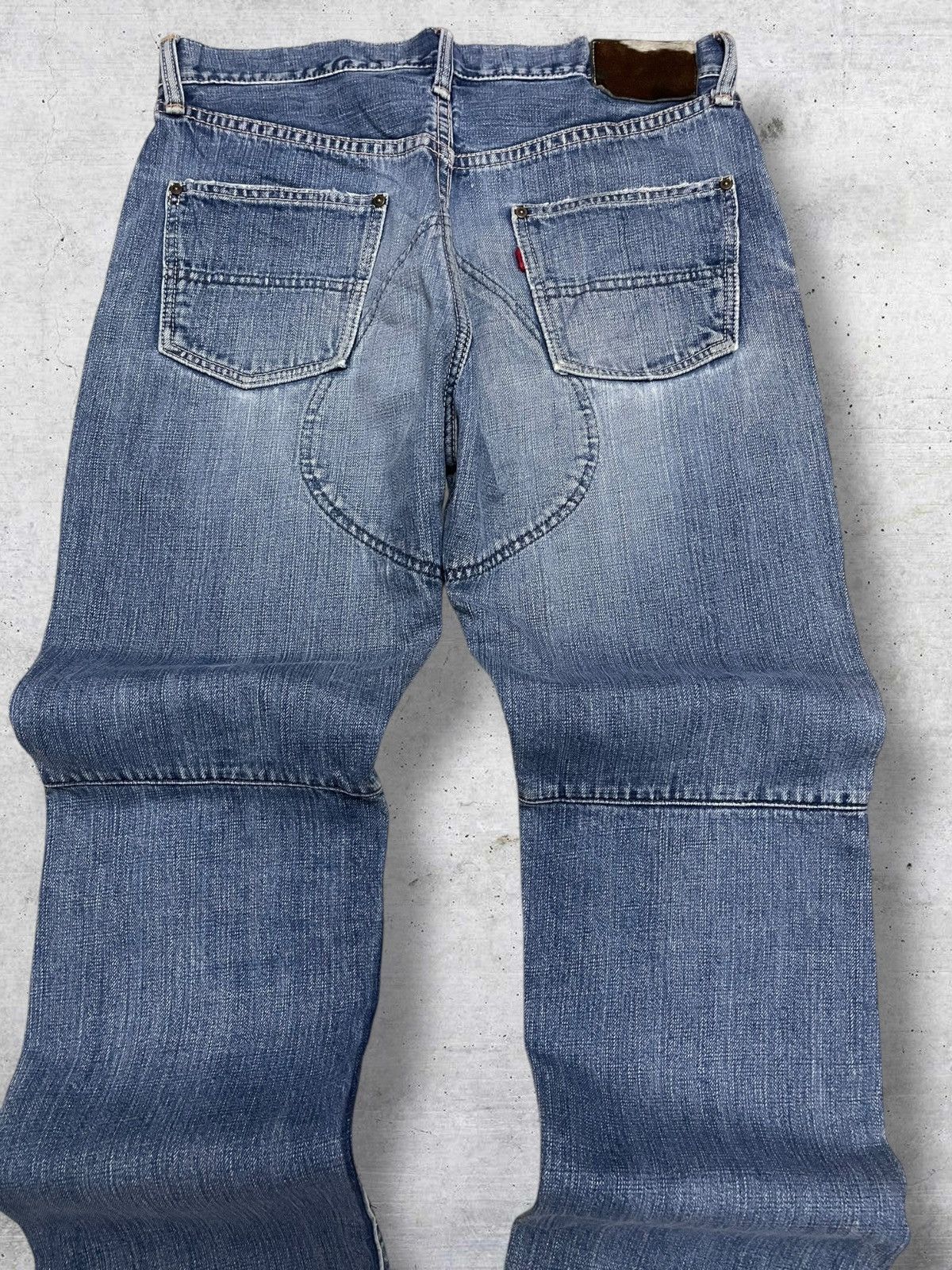 Japanese Brand VINTAGE STUDIO ECRU 90S JAPAN DESIGNER RARE DISTRESSED DENIM Size US 32 / EU 48 - 12 Thumbnail