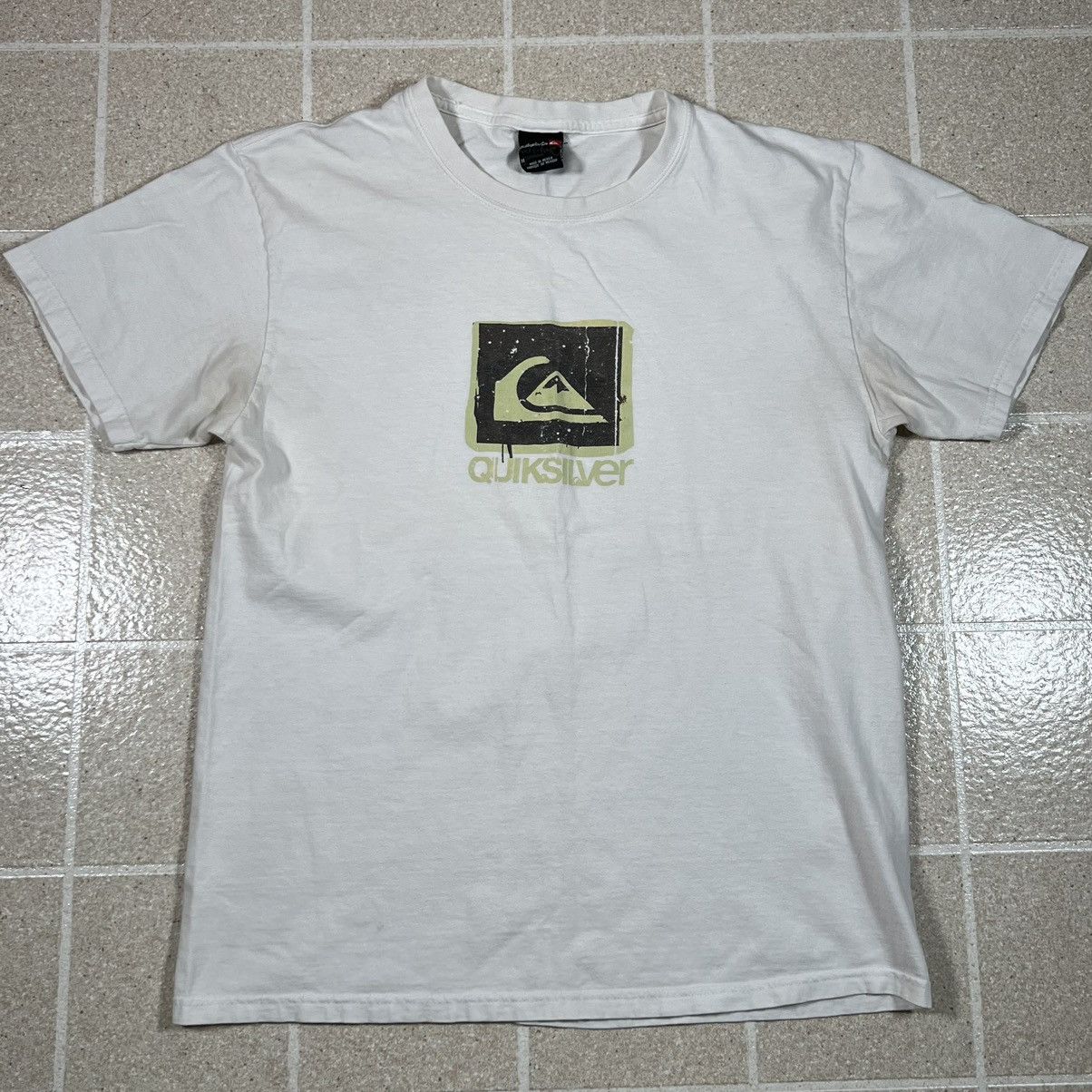 Quicksilver × Quiksilver × Vintage Vintage Quicksilver T Shirt Mens M Logo Graphic Surf Skate Size US M / EU 48-50 / 2 - 1 Thumbnail