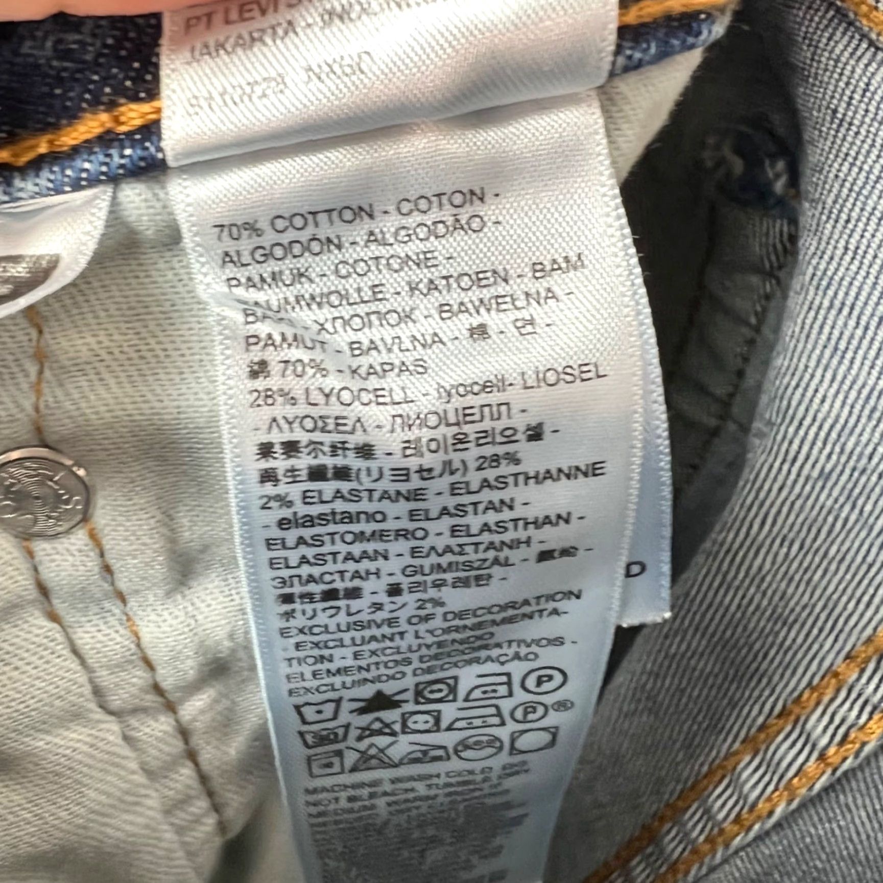 Levi's Levi's 514 Jeans Mens 33x31 Regular Straight Denim Blue 5-Pocket Modern Classic Vintage: No Size US 33 - 4 Thumbnail