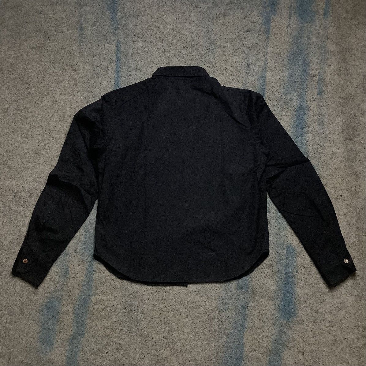 Designer × Japanese Brand × agnes b. Agnes B Oxford Shirt Black Crop Size XS / US 0-2 / IT 36-38 - 8 Thumbnail