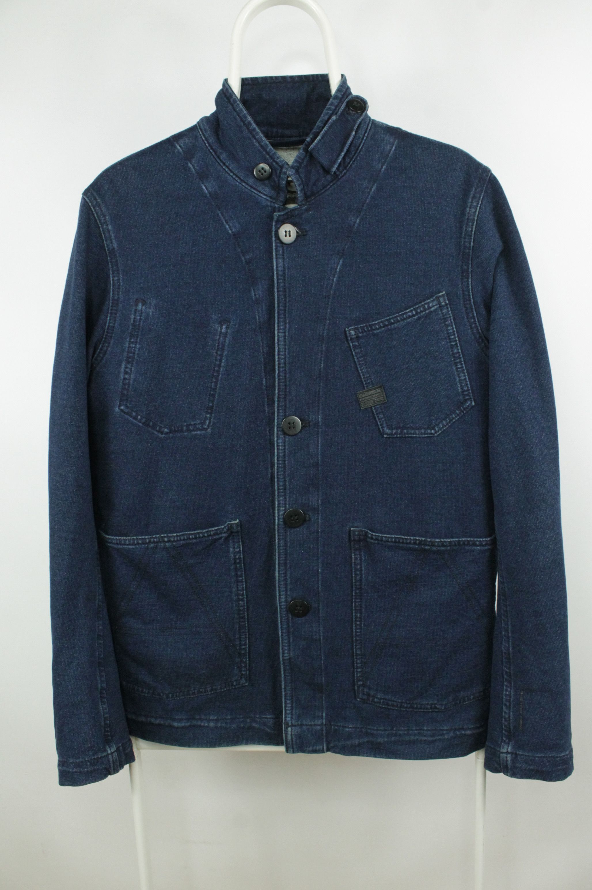 G-Star G-STAR RAW A Crotch Sweat 3D Cropped Slim Fit Blazer Jacket Size US L / EU 52-54 / 3 - 1 Thumbnail