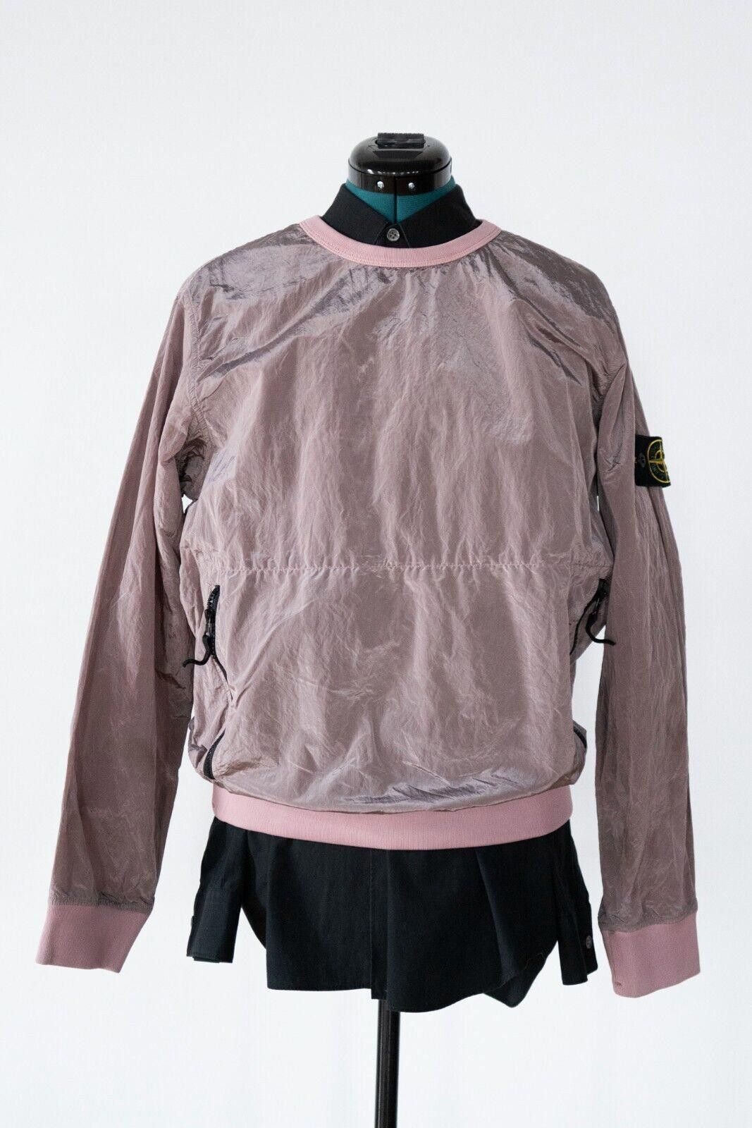 Image of Stone Island Nylon Metal Pink Quarts Overshirt Sz. S, Men's (Size XL)