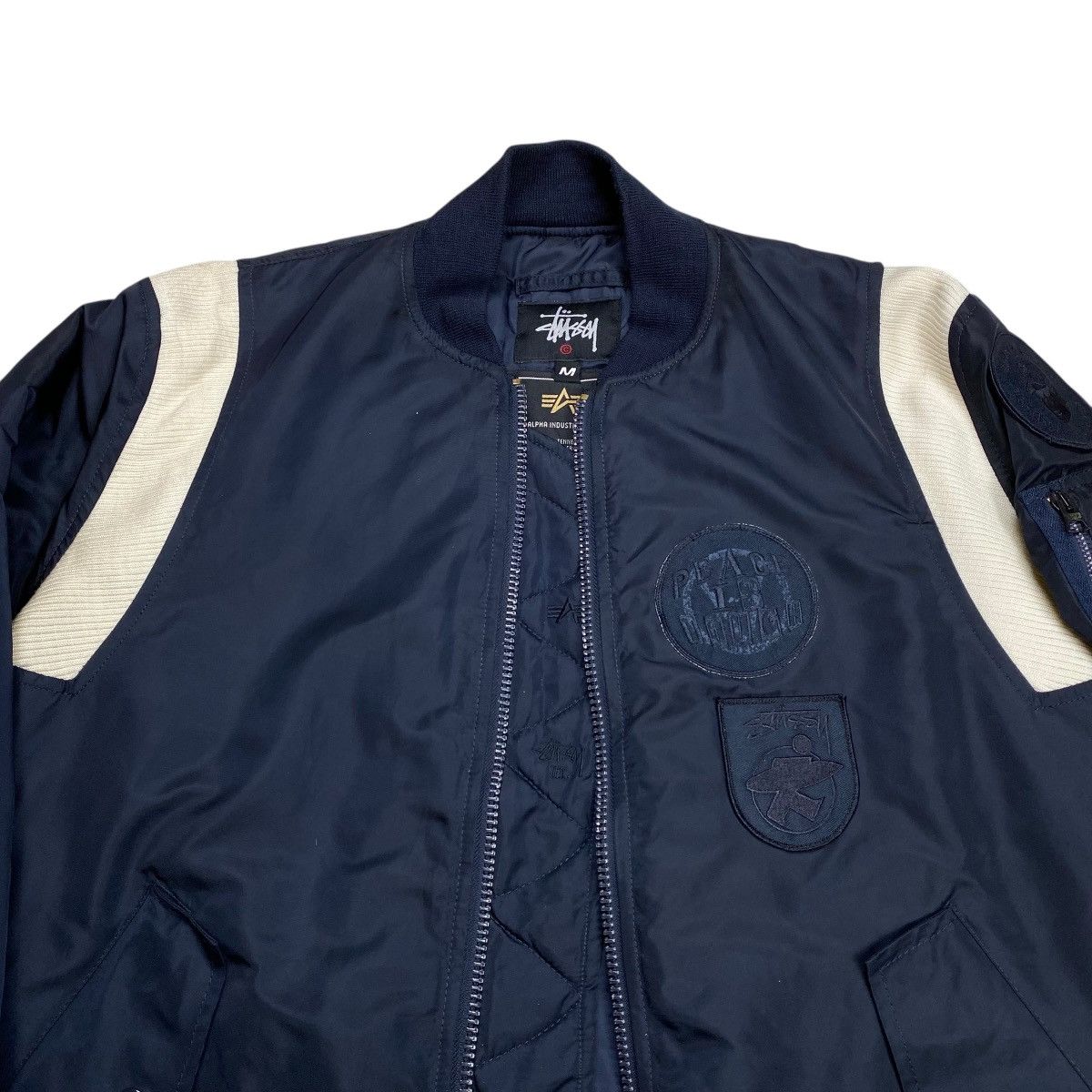 Stussy Stussy x FragmentDesign x Alphaindustries MA-1 Bomber Jacket Size US M / EU 48-50 / 2 - 9 Thumbnail