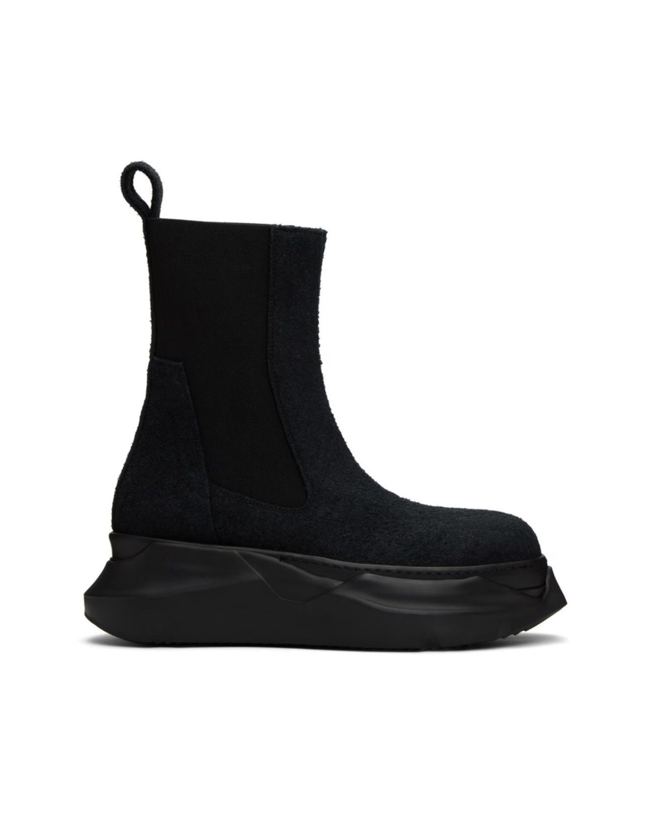 image of Rick Owens Beatle Abstract Boots in Black, Men's (Size 10)