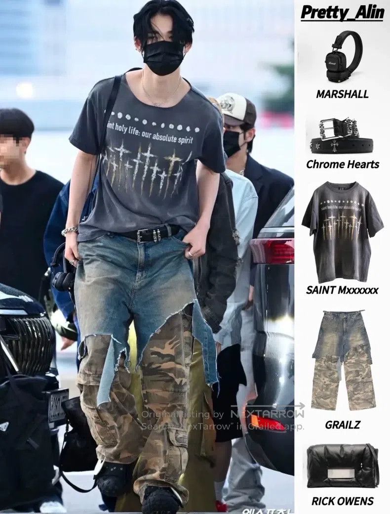 Saint Michael Saint Michael Collaboration vintage cross-style short-slee Size US S / EU 44-46 / 1 - 2 Thumbnail