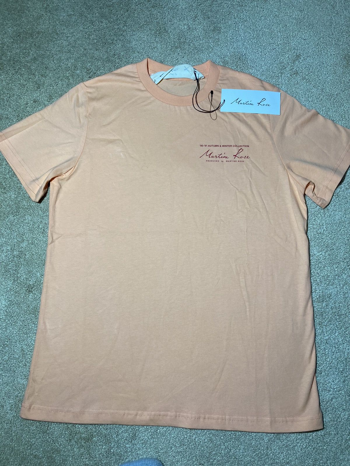 Martine Rose New FW17 Martine Rose Classic Logo 90-91 Autumn Tee 2017 90s Size US M / EU 48-50 / 2 - 2 Thumbnail