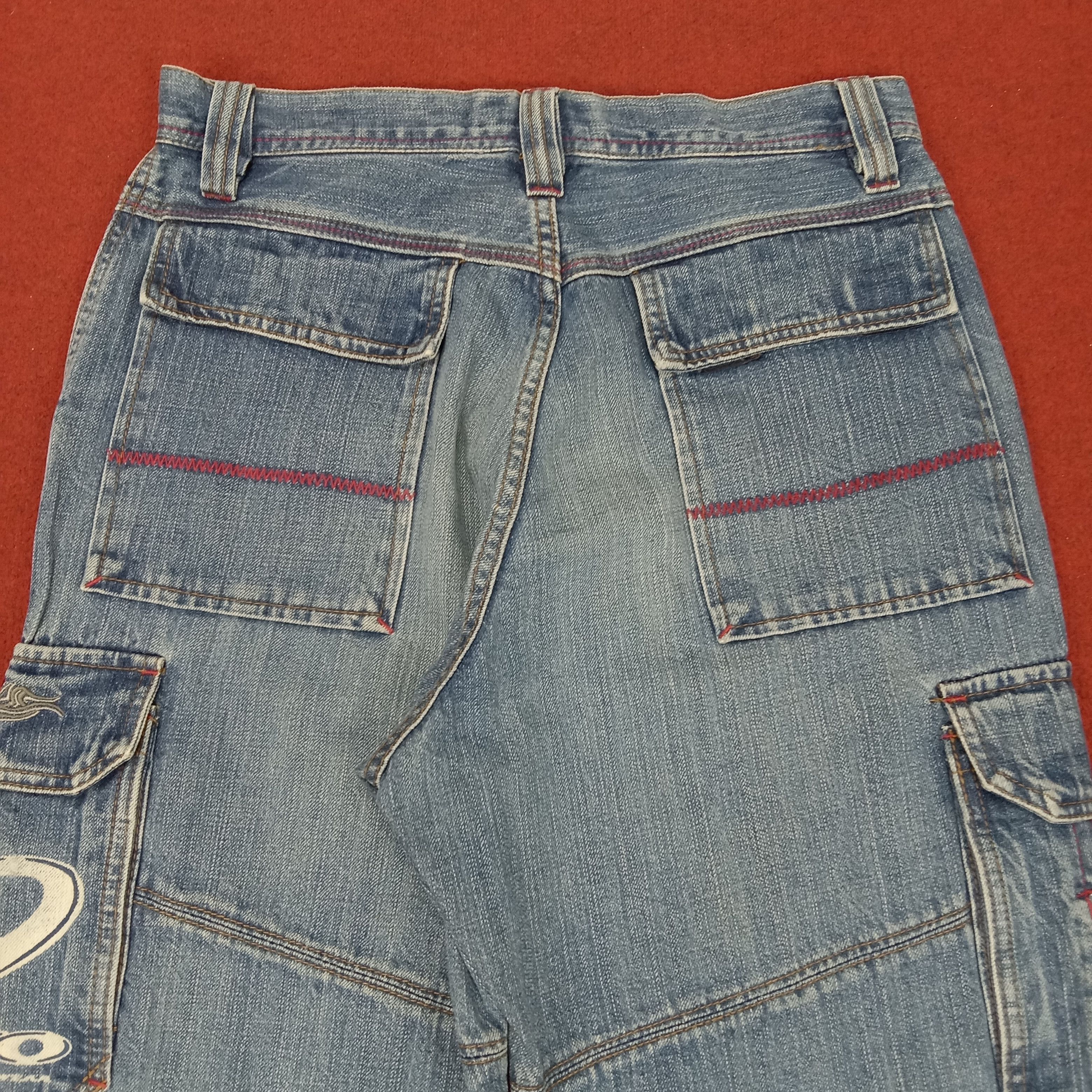 Vintage Piko Hawaiian Streetwear Cargo Skater Style Jeans Size US 29 - 6 Thumbnail