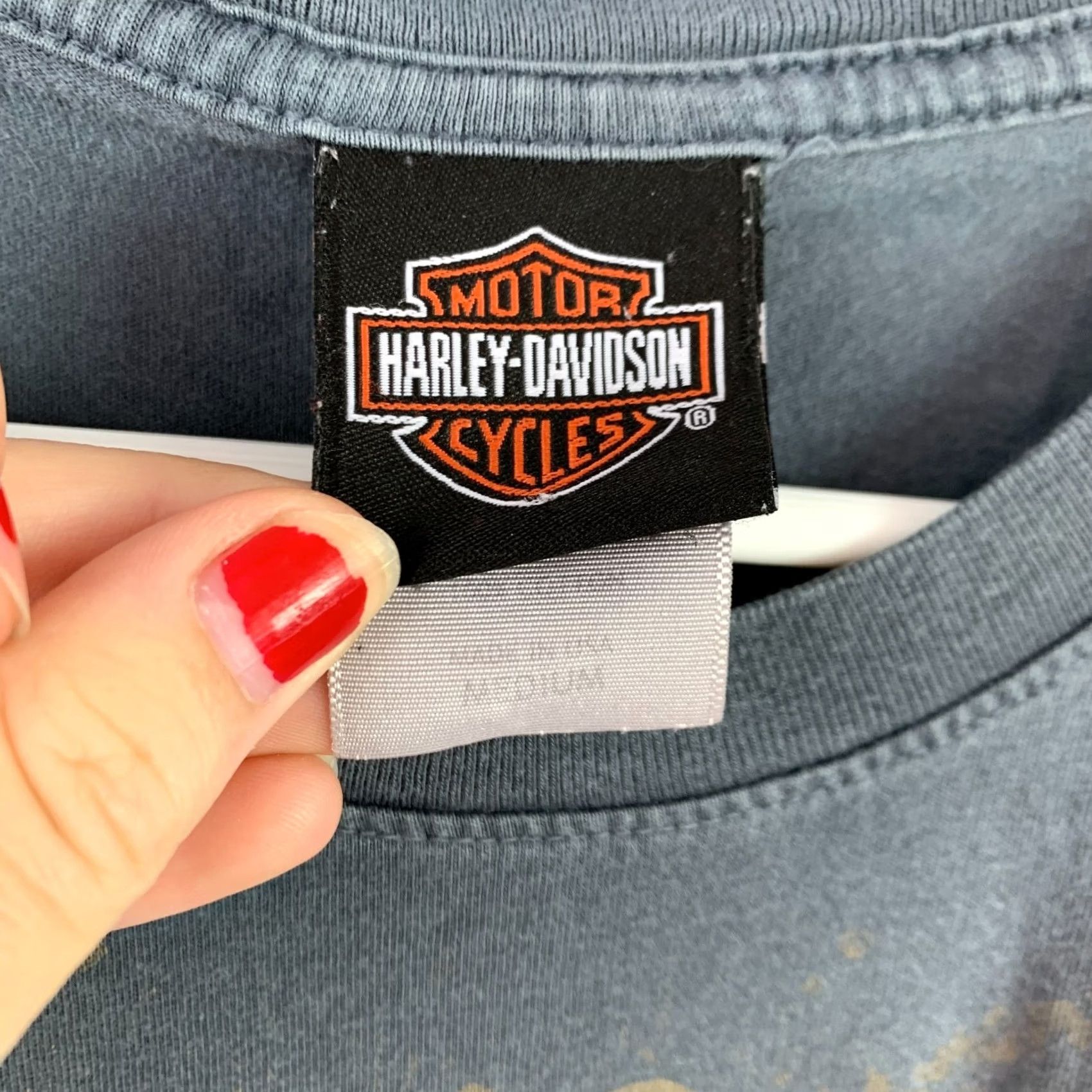 Harley Davidson Harley-Davidson Skull Gray Tee T-Shirt Shirt Size Medium unisex Adults Cotton Short Sleeve Crew Neck Logo 2011 Vintage Style M Size US M / EU 48-50 / 2 - 4 Thumbnail