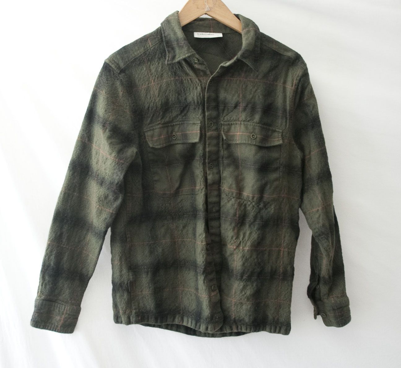 Icebreaker Icebreaker Shirt 100% Wool Size S Dark Green Plaid Size US S / EU 44-46 / 1 - 1 Thumbnail