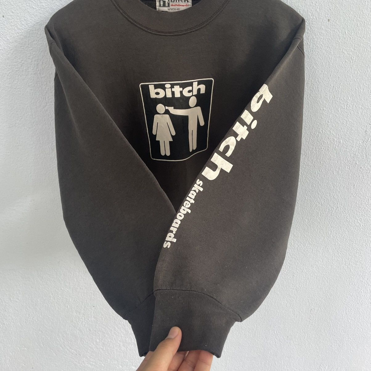 World Industries Vintage 90s Bitch skateboard og logo sweatshirt Size US L / EU 52-54 / 3 - 3 Thumbnail