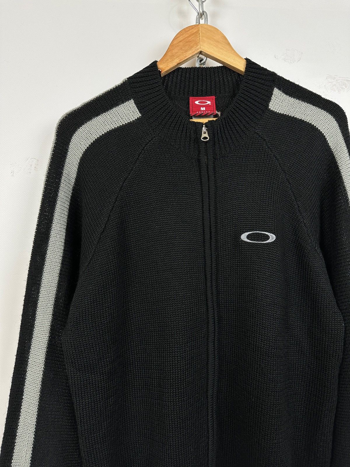 Oakley Vintage Oakley Zip Wool Sweater Size US M / EU 48-50 / 2 - 5 Thumbnail