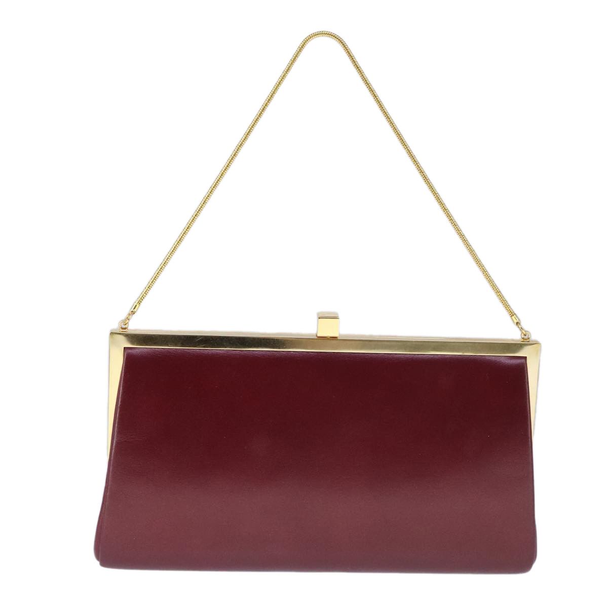 Burberry Burgundy Leather Shoulder Bag (Pre-Owned) Size ONE SIZE - 1 Thumbnail