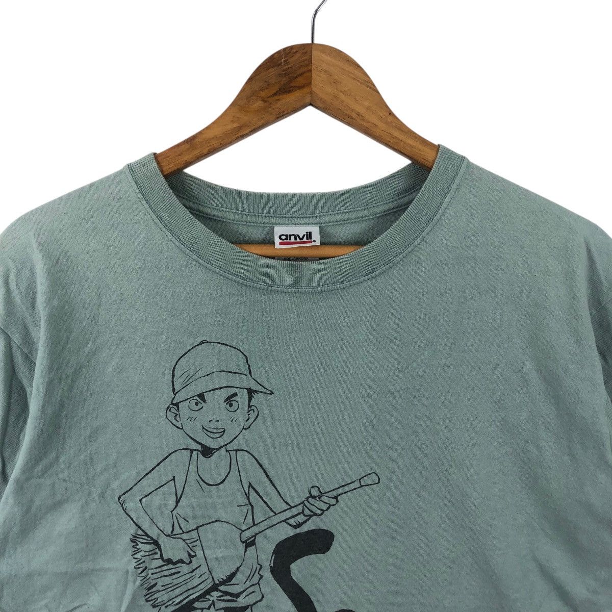 Anime Vintage 20th CENTURY BOYS MANGA Naoki Urasawa Tee Shirt Top Size US M / EU 48-50 / 2 - 2 Thumbnail