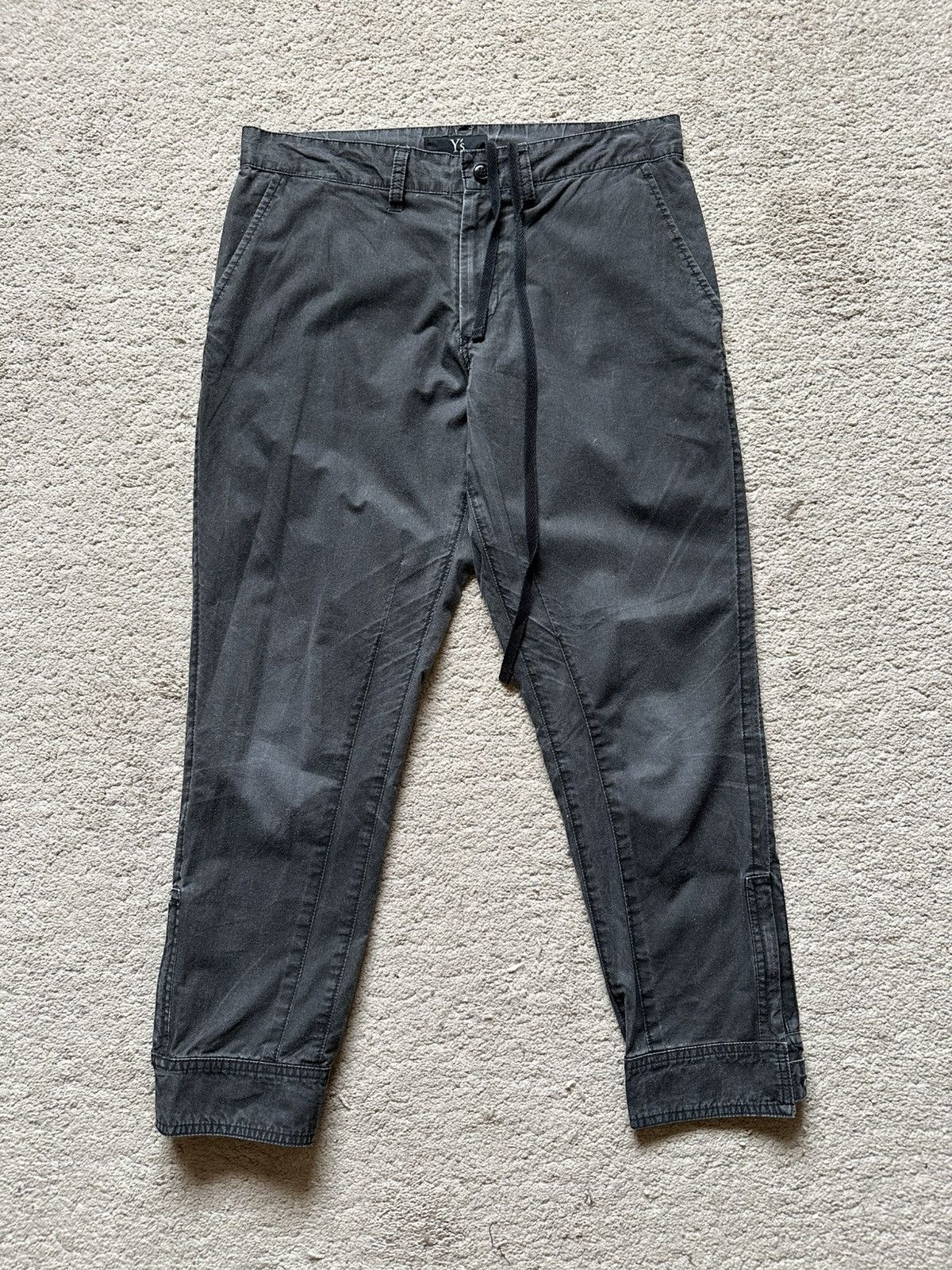 Yohji Yamamoto SS2003 Yohji Yamamoto Y’s Ankle Length Faded Pant Size US 30 / EU 46 - 1 Thumbnail