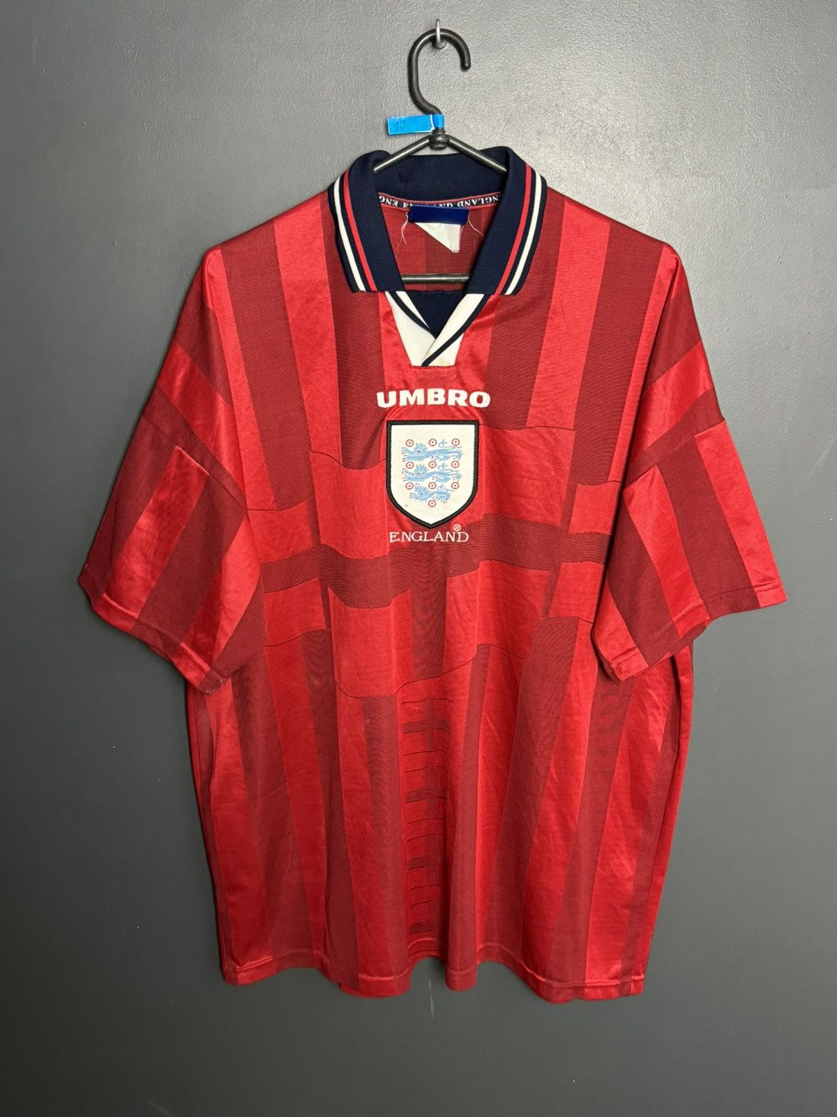 Umbro England National Team 97/99 Away Football Jersey T-Shirt Size US XXL / EU 58 / 5 - 1 Thumbnail