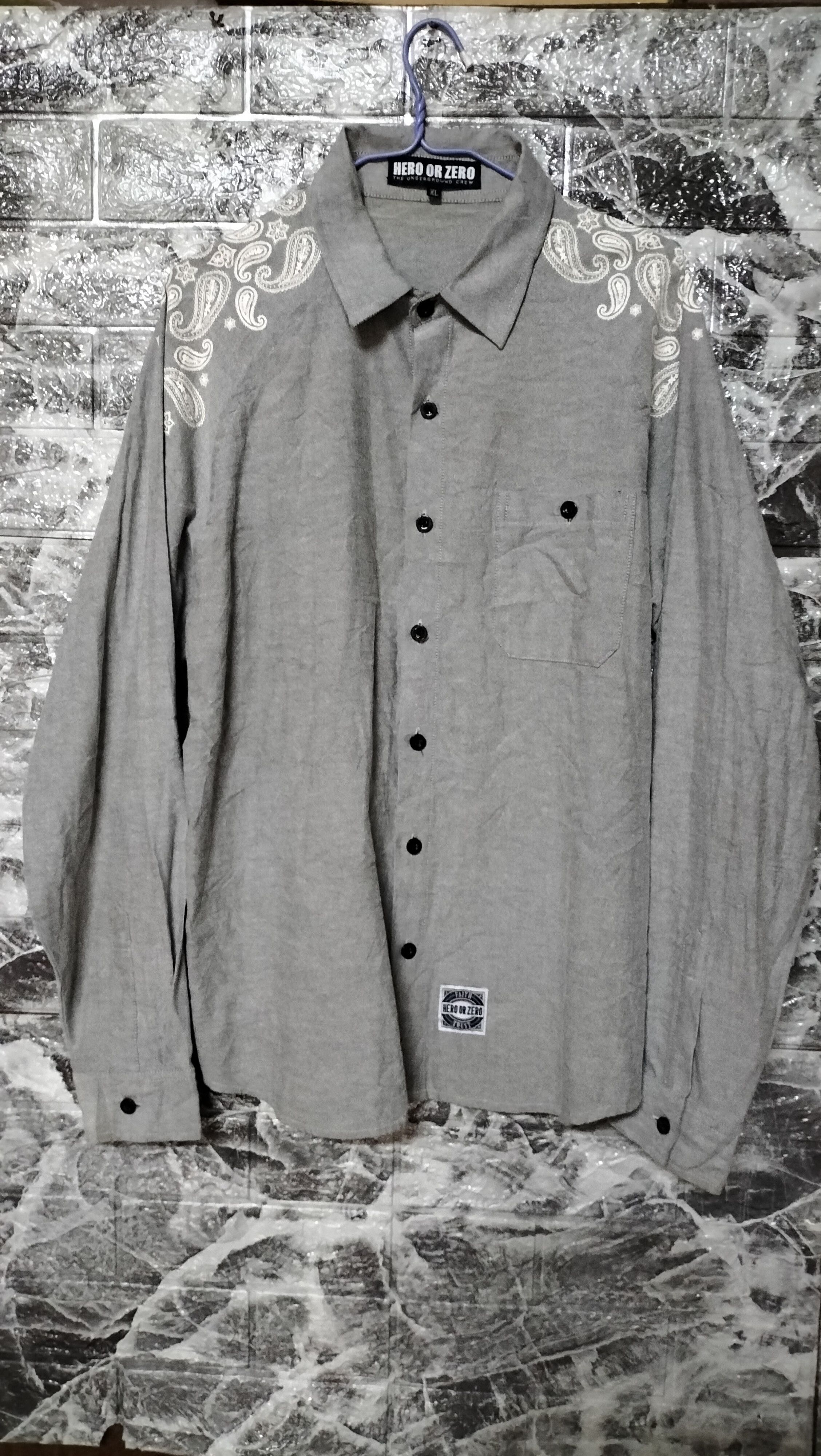 Designer × Japanese Brand Faith Trust Hero Or Zero Embroidery Floral Shirt cotton Size US XL / EU 56 / 4 - 1 Thumbnail