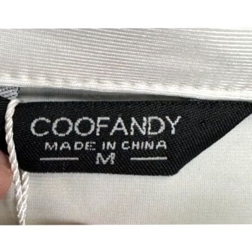 Vintage Coofandy Polo Shirt Mens Medium White Rose Pattern Casual Stretch Rugby NEW Size US M / EU 48-50 / 2 - 5 Thumbnail