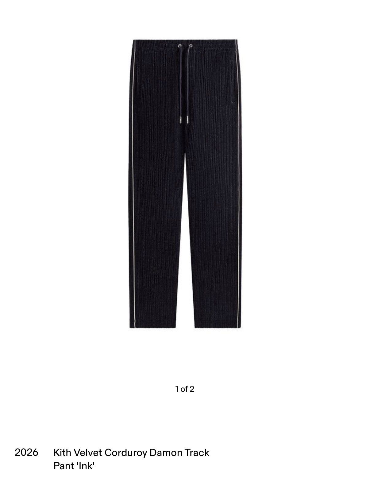 Kith Kith velvet corduroy Damon track pants Size US 30 / EU 46 - 8 Thumbnail