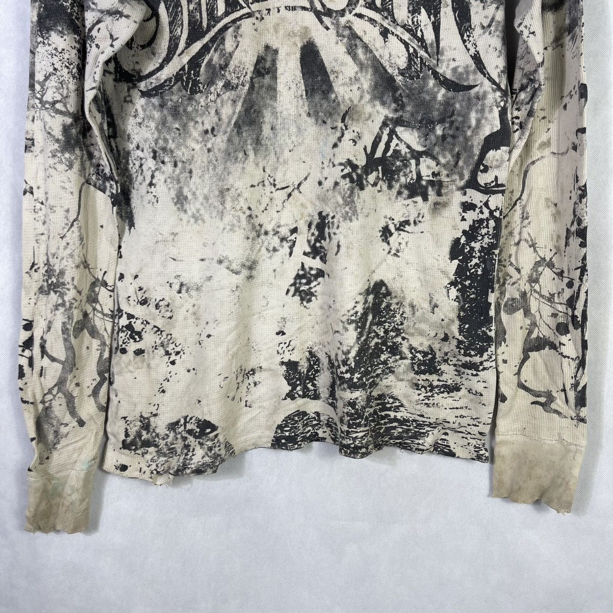 Vintage Y2k Silverstar Death Reaper Trashed OVP Tshirt Size US L / EU 52-54 / 3 - 11 Thumbnail