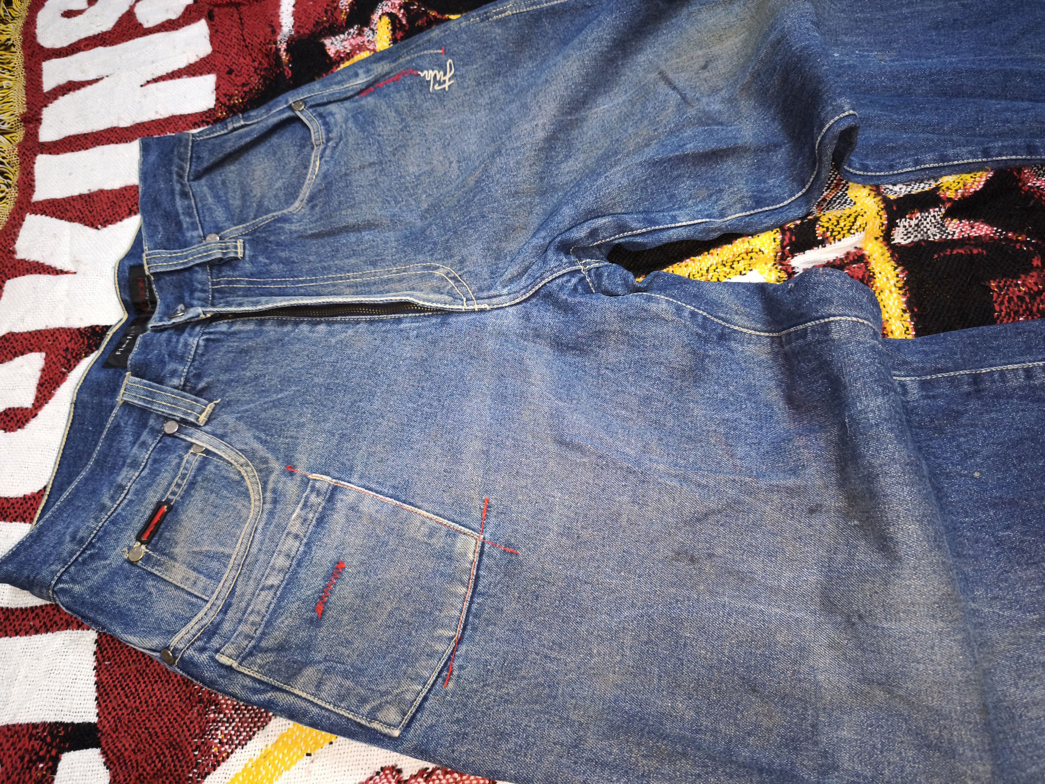 Fubu × Vintage Vintage Fubu Circa Jeans Men Blue Baggy Tappered Denim Size US 32 / EU 48 - 3 Thumbnail