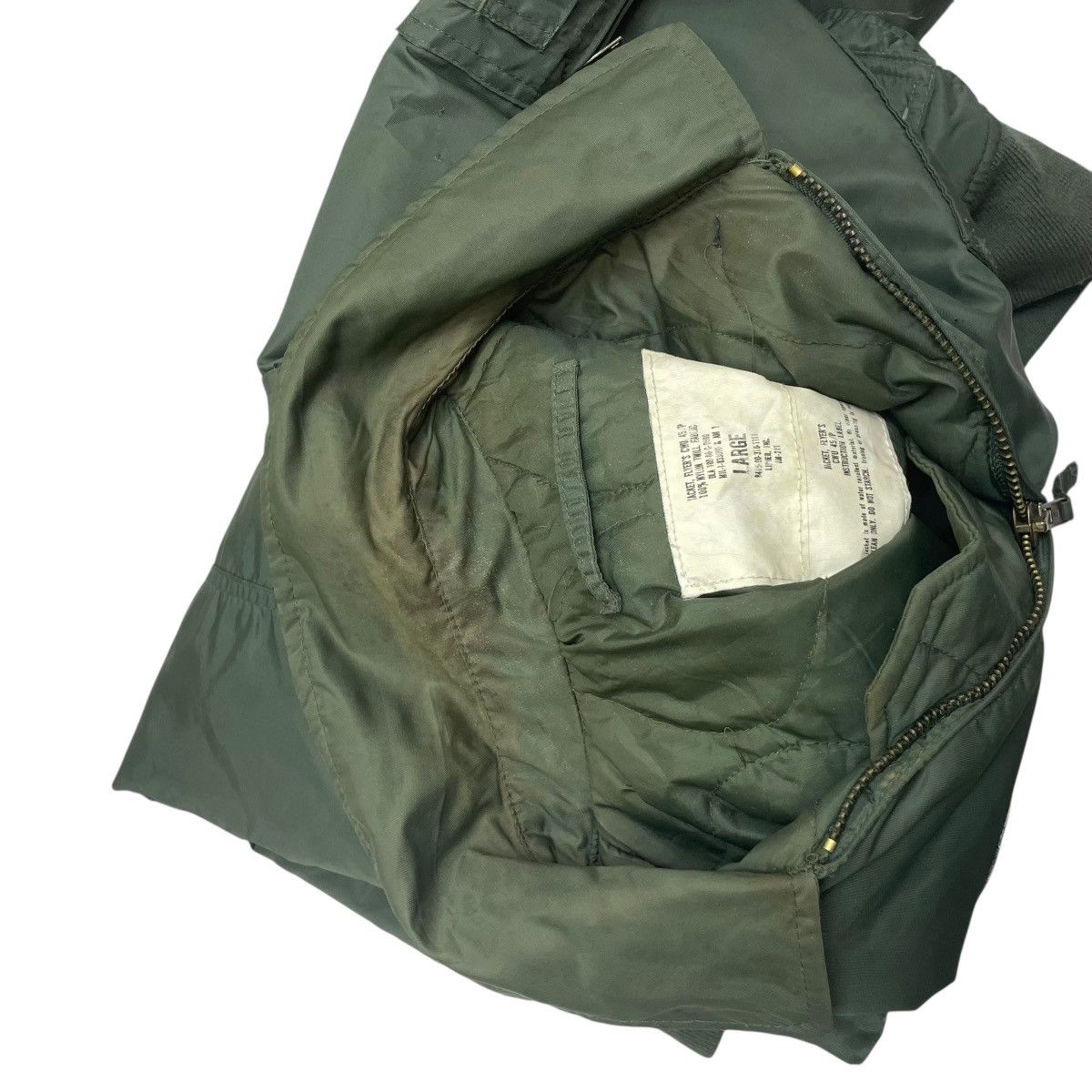 Alpha Industries 💥Vintage Cwu 45p Bomber Size US L / EU 52-54 / 3 - 4 Thumbnail