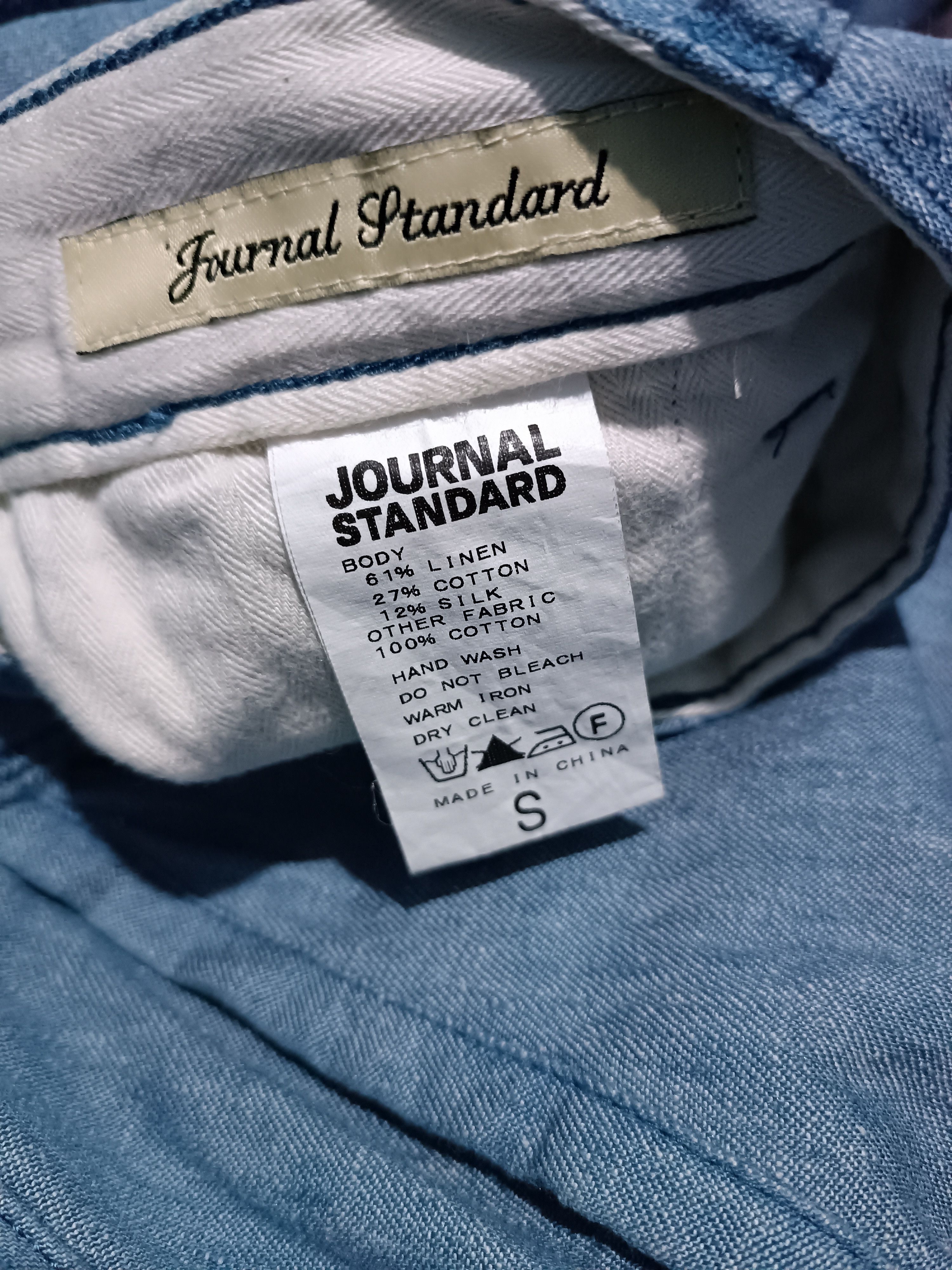 Japanese Brand Journal Standard Soft Jeans/ Linen Slim Fit Size US 30 / EU 46 - 8 Thumbnail