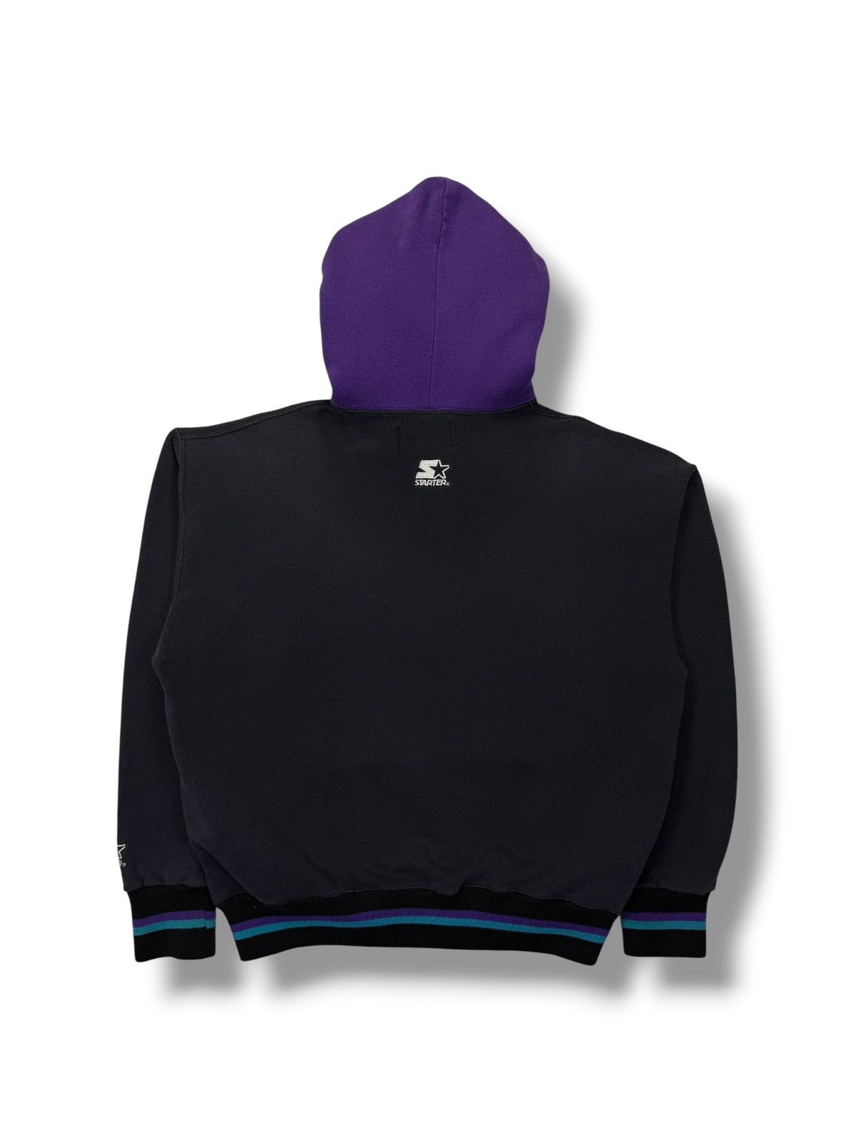 Starter Vintage 90’s Charlotte Hornets Starter Double Hood Sweater Size US S / EU 44-46 / 1 - 6 Thumbnail