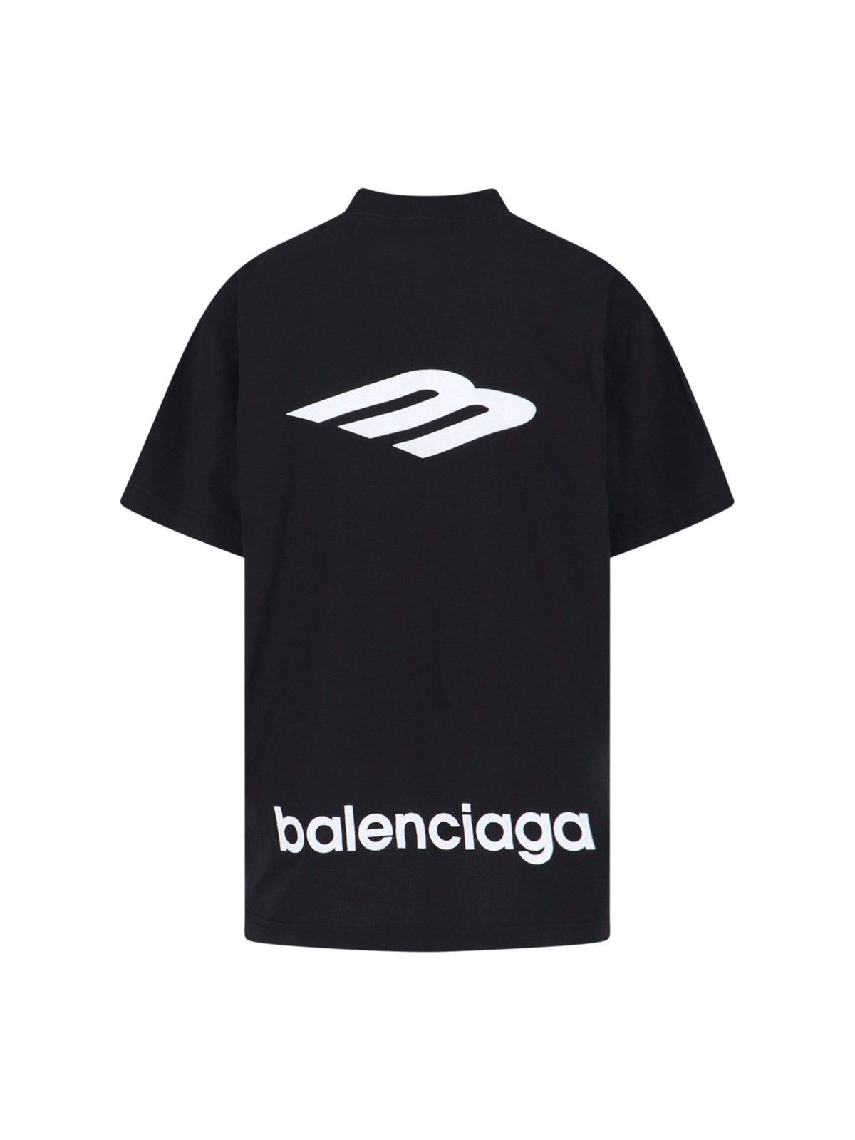 Balenciaga os11x0326 3B Sports Icon T-Shirt in Black Size US M / EU 48-50 / 2 - 2 Thumbnail