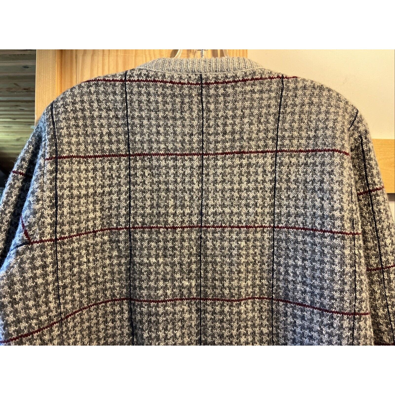 Pendleton Pendleton VTG Men’s L Sweater Wool Gray Plaid Traditionals Size US L / EU 52-54 / 3 - 9 Thumbnail