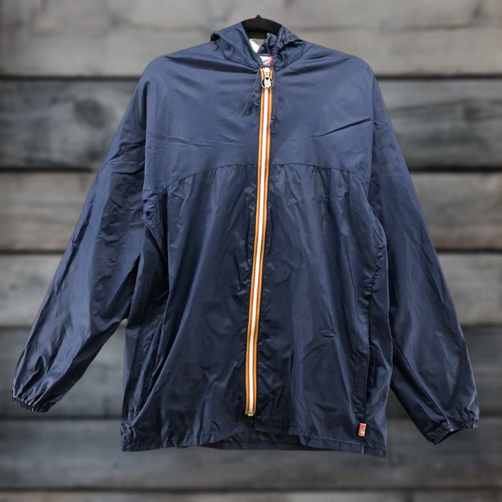 Vintage VINTAGE Windbreaker Jacket Womens M Blue Italy Renco Marwell Packable 80s 90s Packable Zip Hooded Nylon Casual Modern Retro 80s 90s " Italy" Size M / US 6-8 / IT 42-44 - 1 Thumbnail