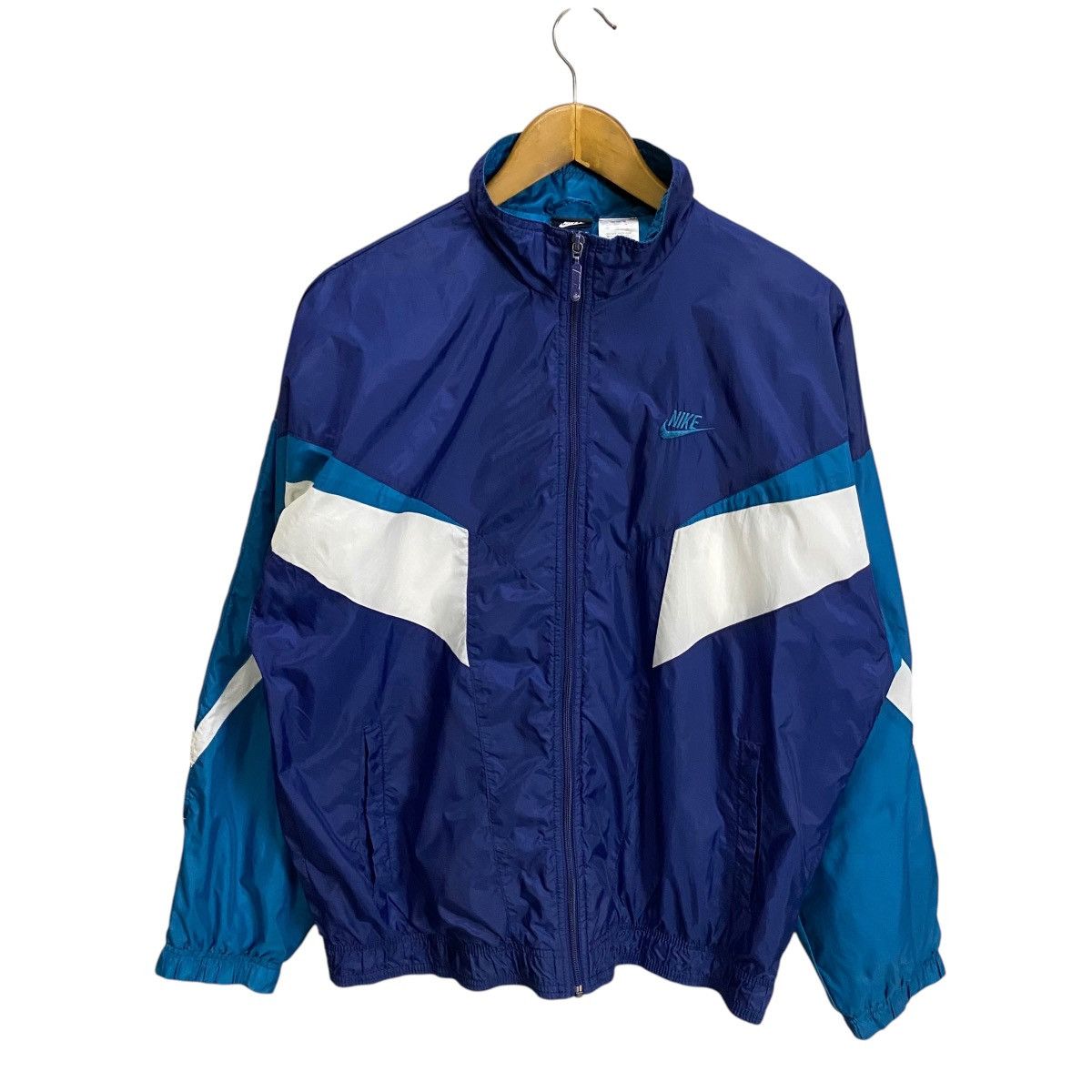 Nike Vintage 90s Nike windbreaker Size US M / EU 48-50 / 2 - 1 Thumbnail