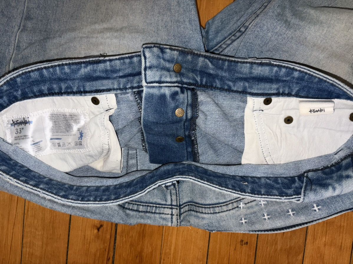Ksubi Ksubi Chitch Philly Blue Distressed Jeans Size US 33 - 5 Thumbnail