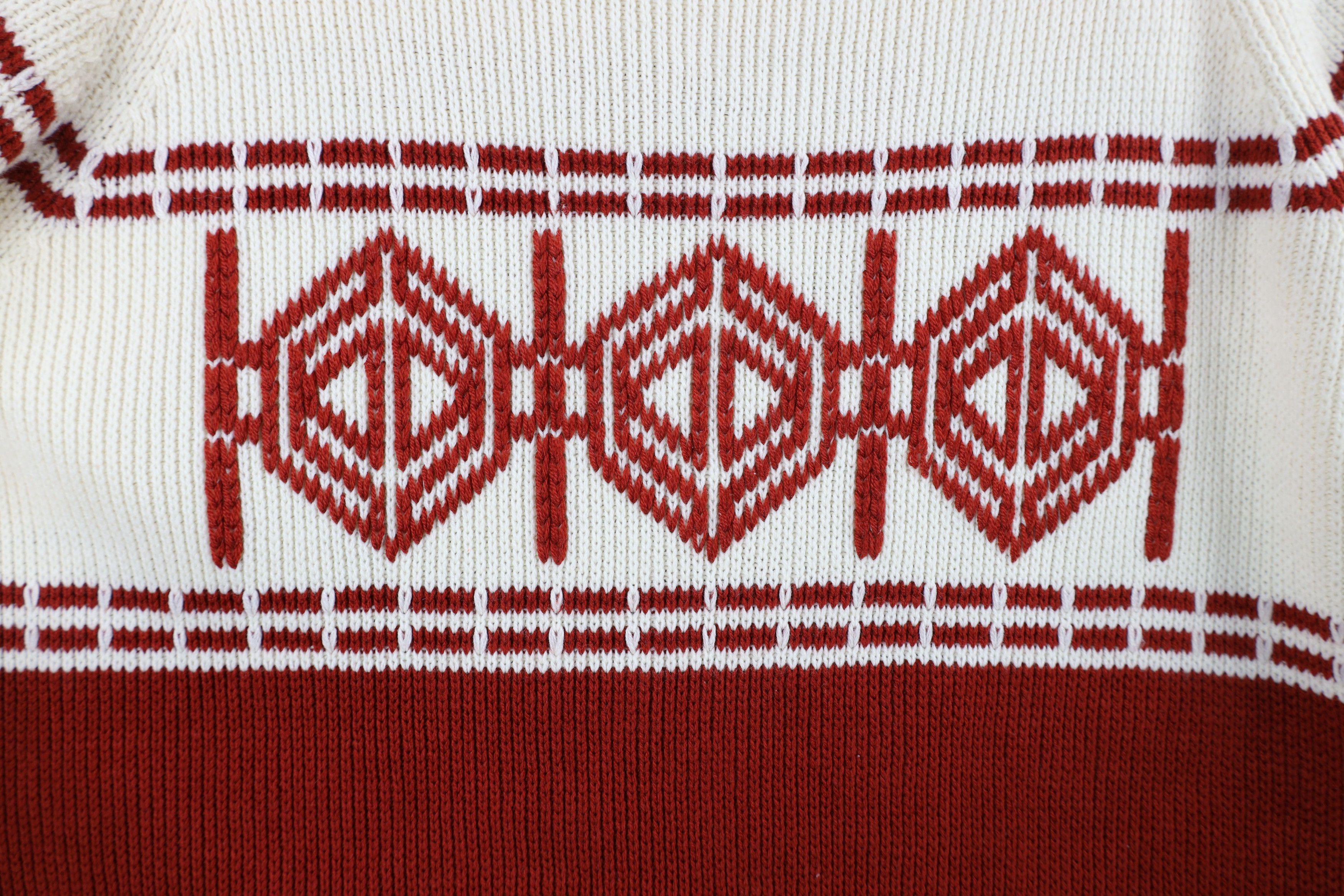 Vintage Vintage 70s Mid Century Modern MCM Ribbed Knit Sweater Size US M / EU 48-50 / 2 - 6 Thumbnail