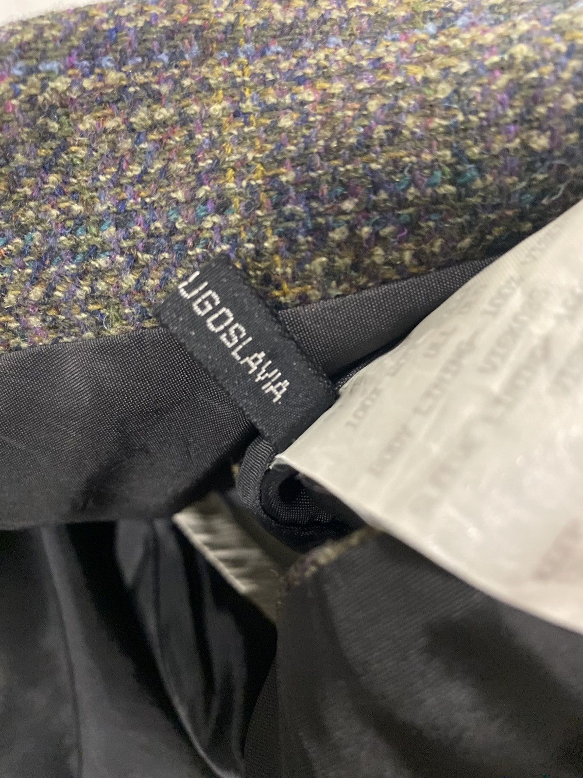 Vintage Very Rare Made Yugoslavia Incredibly Beautiful Tweed Blazer Size 50R - 8 Thumbnail