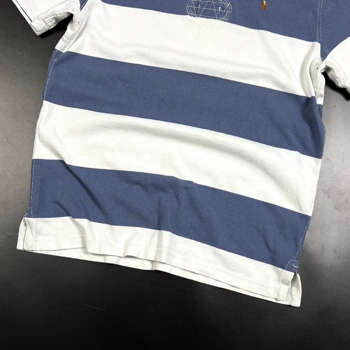 Polo Ralph Lauren × Rugby Ralph Lauren × Vintage Vintage Polo Ralph Lauren Striped Rugby Shirt Size M Size US S / EU 44-46 / 1 - 9 Thumbnail