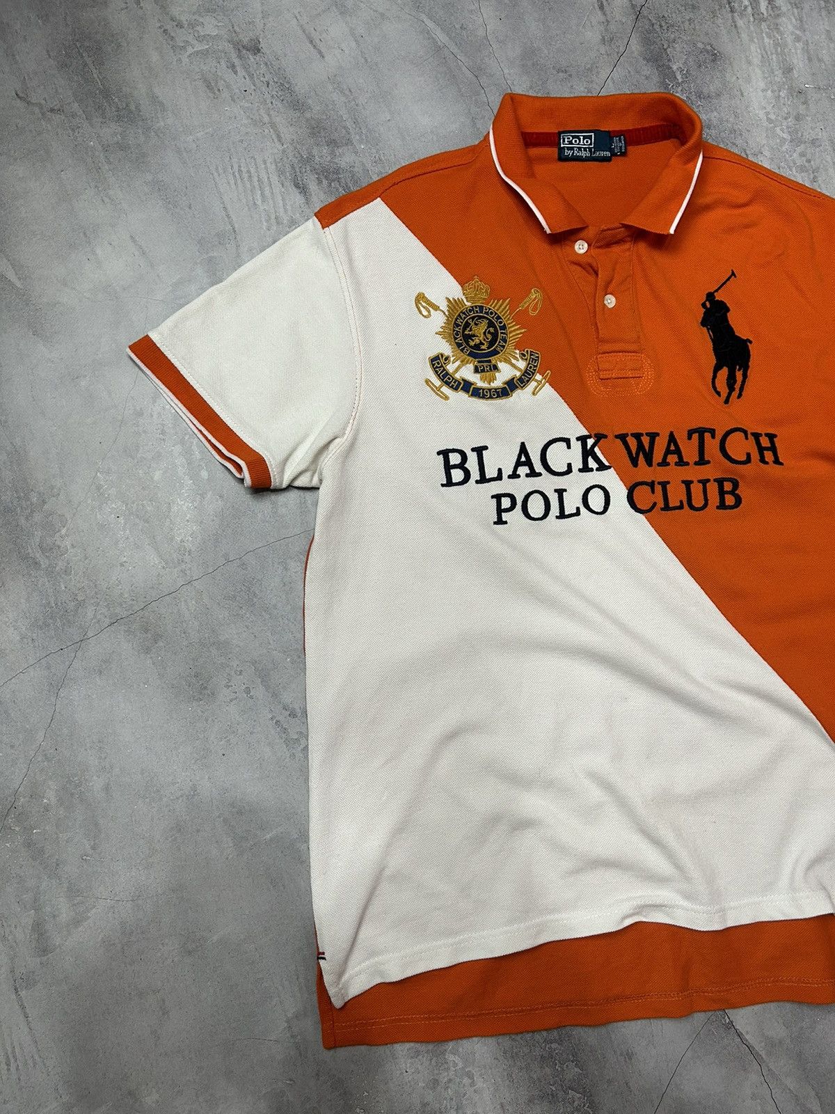 Polo Ralph Lauren × Vintage Polo Ralph Lauren blackwatch polo team big pony Size US L / EU 52-54 / 3 - 4 Thumbnail