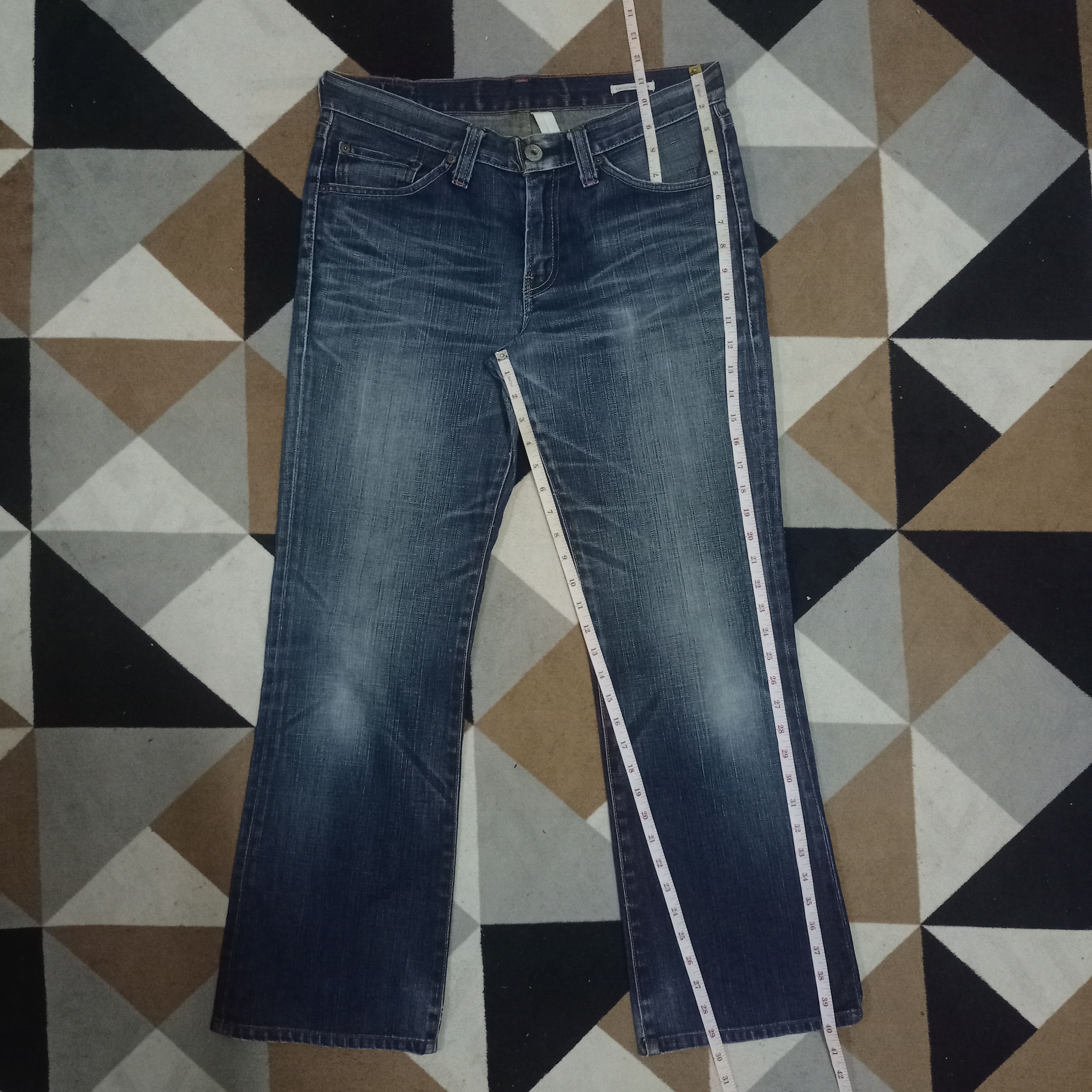 Levi's × Levi's Vintage Clothing Vintage 90s Levis 517 Japan Blue Wash Distressed Flare Jeans Size US 33 - 10 Thumbnail