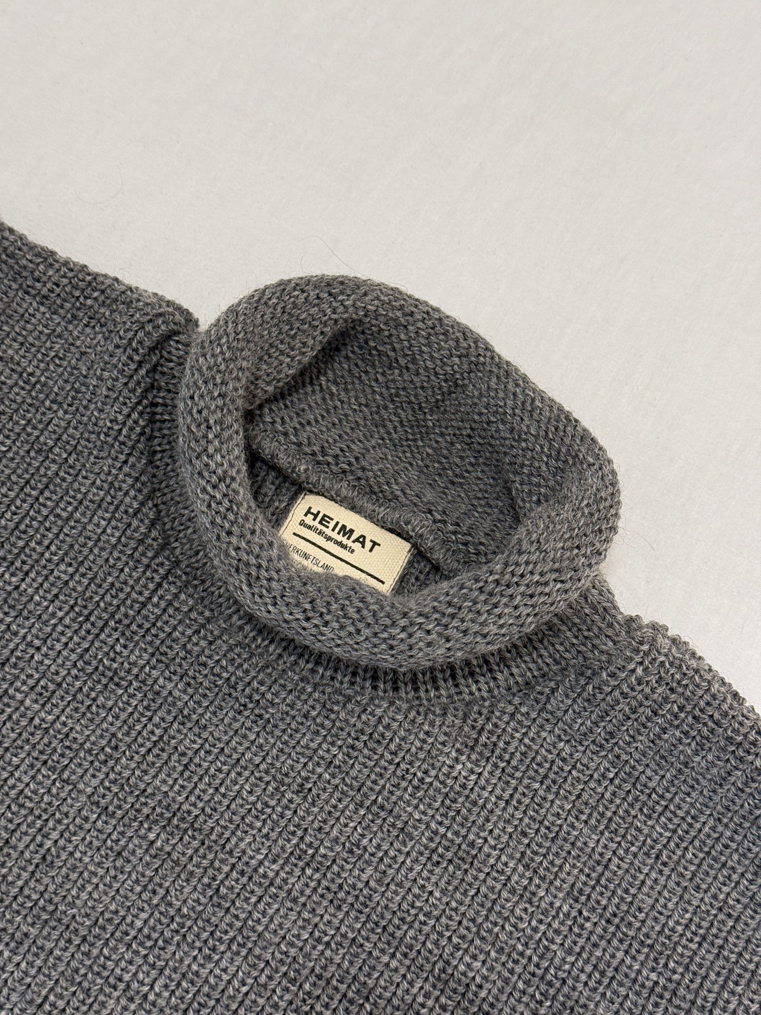 Mini Rollkragen Roll Neck Sweater Grey