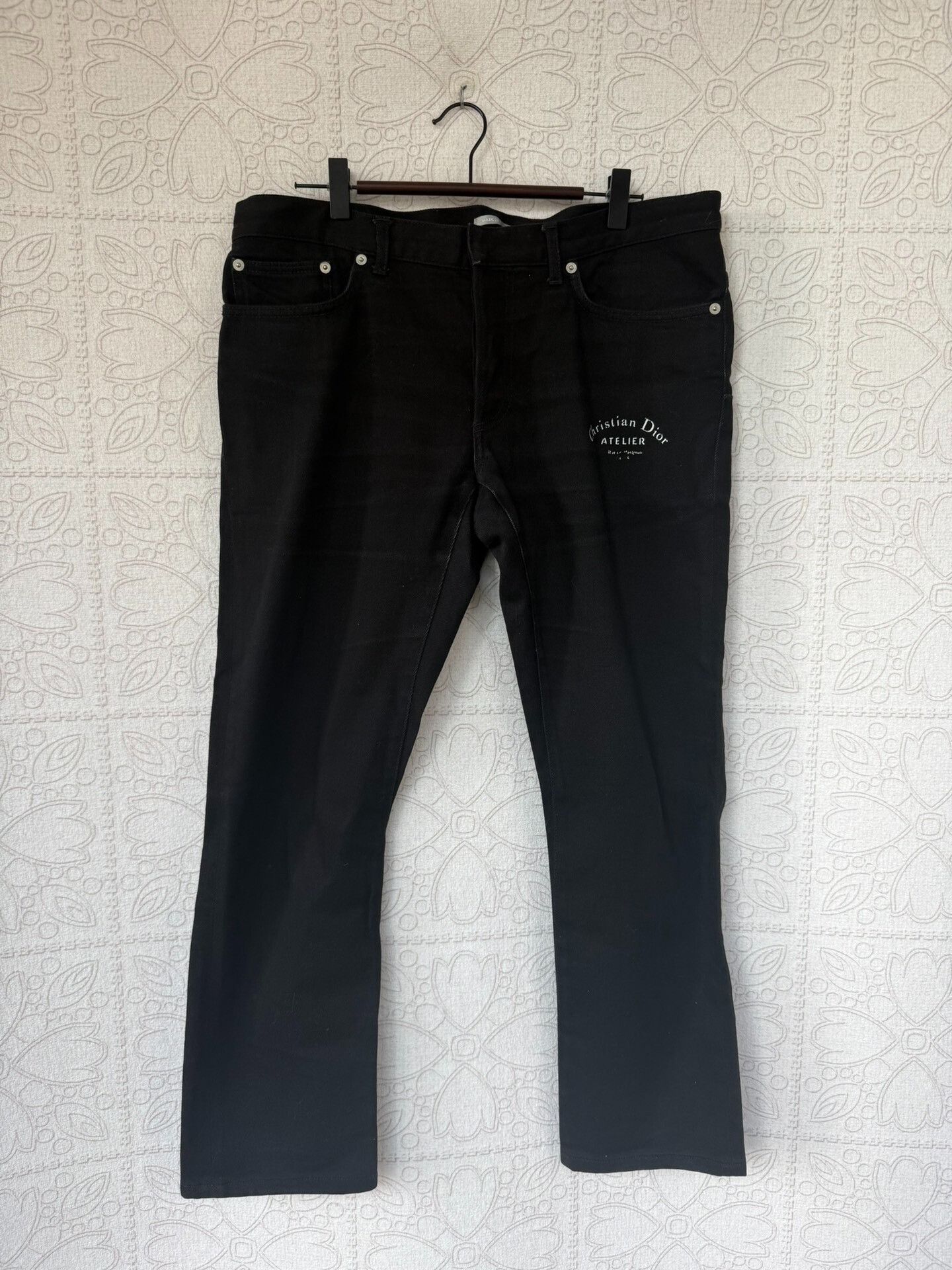 Dior Dior Logo Denim Pants Size 33 Size US 33 - 1 Thumbnail