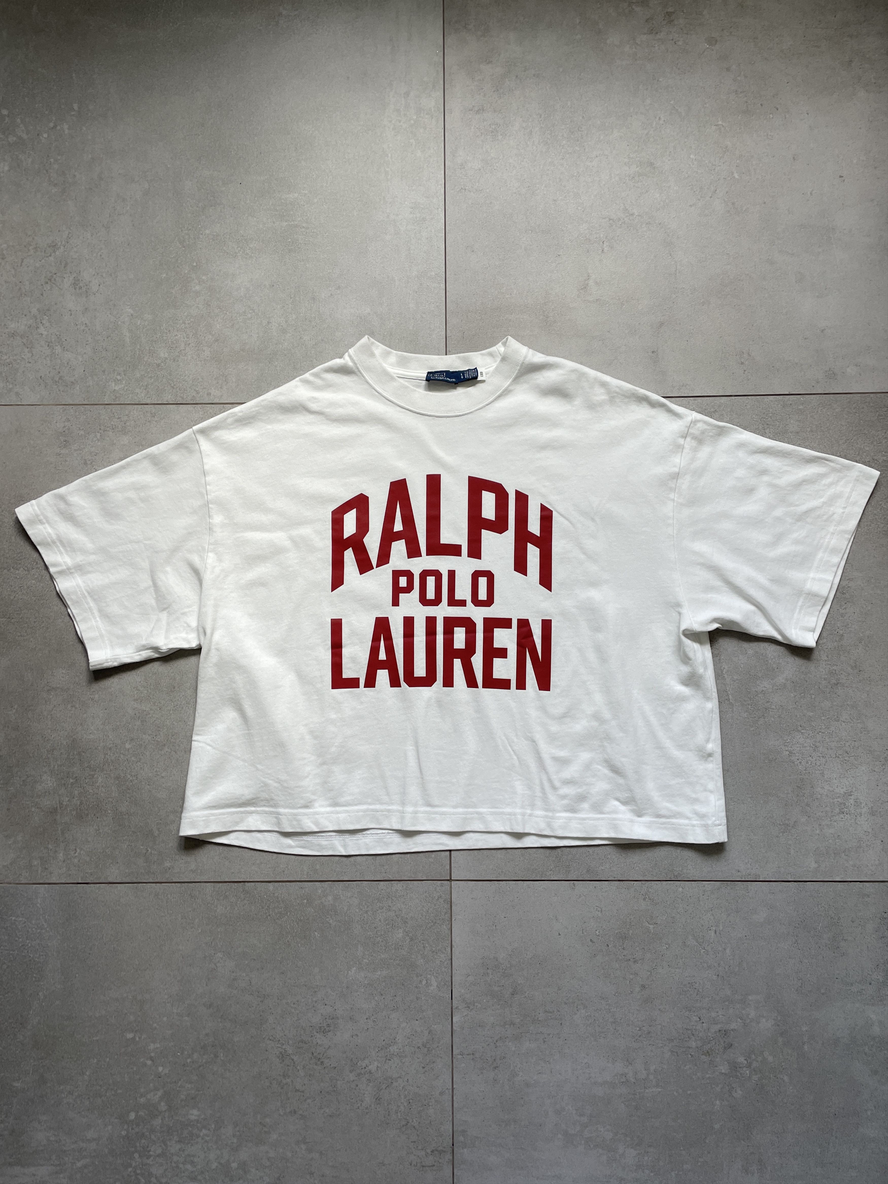 Polo Ralph Lauren POLO RALPH LAUREN BOXY CROPPED LOGO COTTON JERSEY Size L / US 10 / IT 46 - 1 Thumbnail