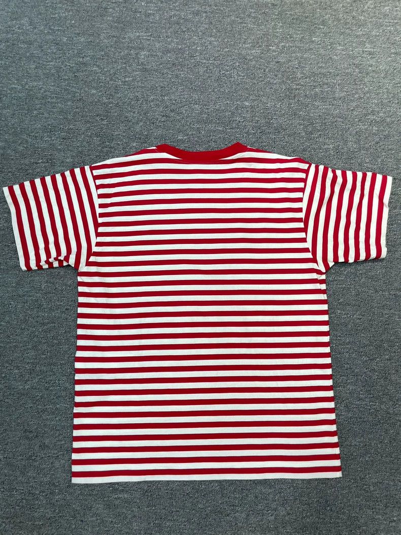 Gucci Gucci Red striped letter Logo printed striped short sleeve Size XS / US 0-2 / IT 36-38 - 2 Thumbnail