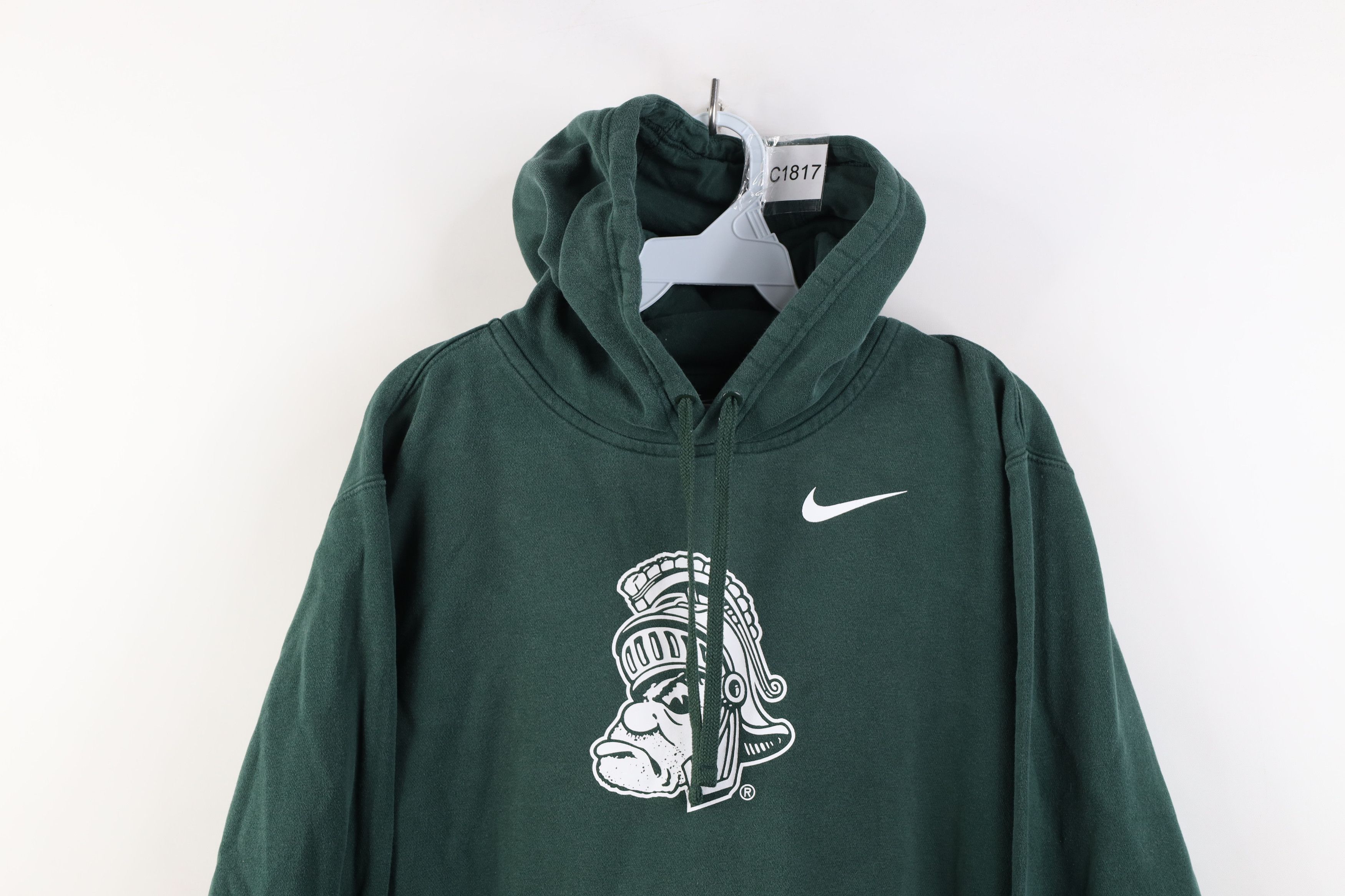 Nike Retro Nike Michigan State University Hoodie Sweatshirt Size US M / EU 48-50 / 2 - 2 Thumbnail