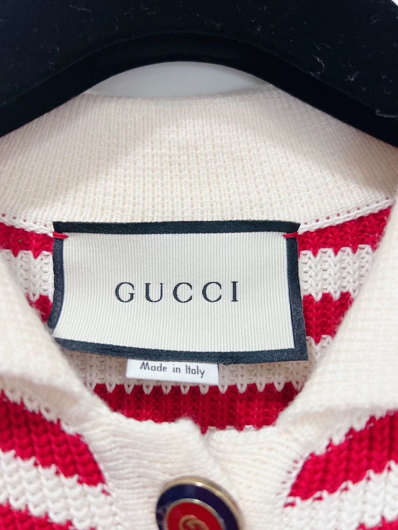 Gucci Gucci Red and white striped navy dress 2504-Nextarrow Size M / US 6-8 / IT 42-44 - 7 Thumbnail