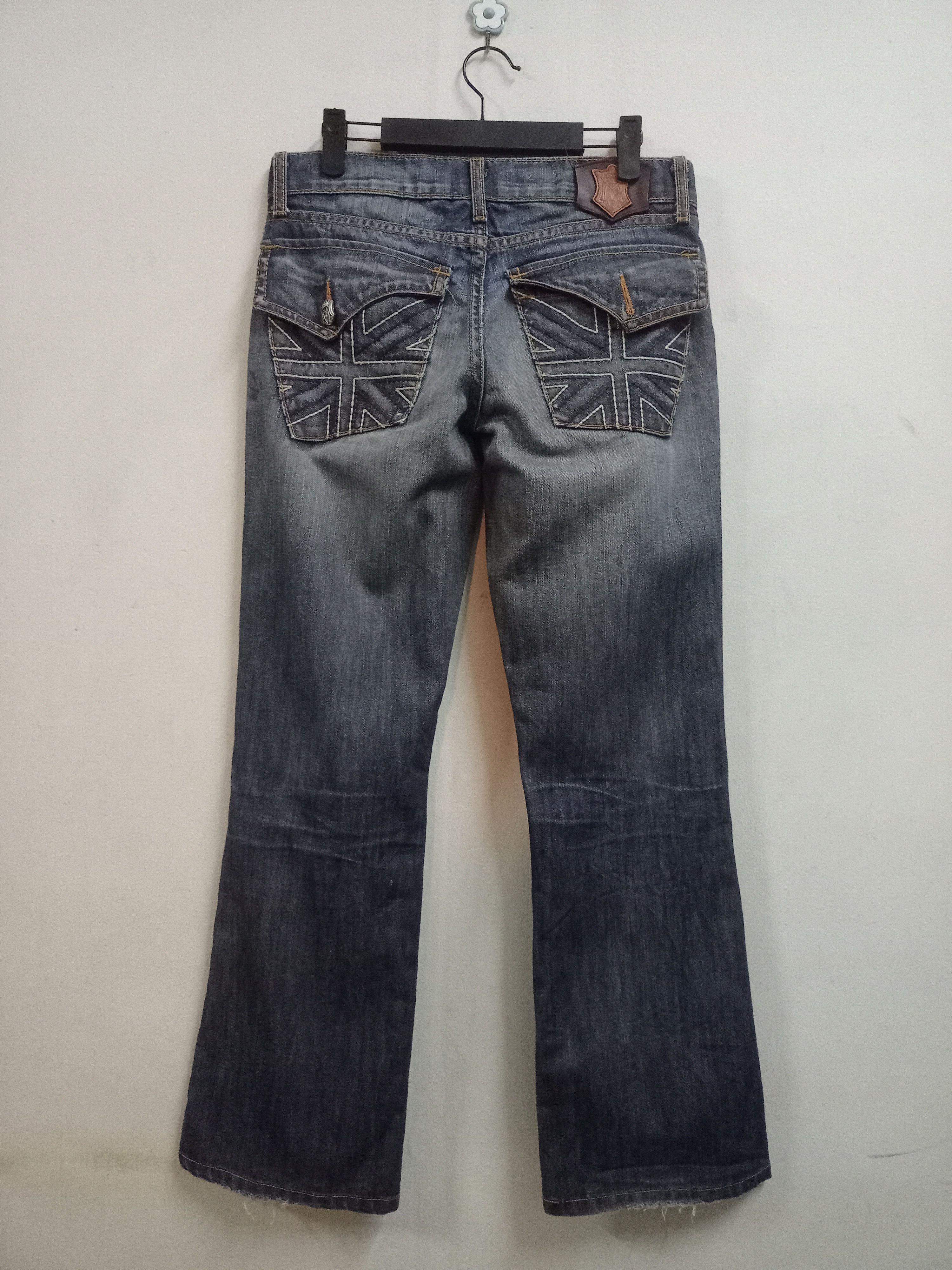Monarchy Vintage USA Monarchy Atalier Ripped Flare Jeans 31x29 Size US 31 - 2 Thumbnail